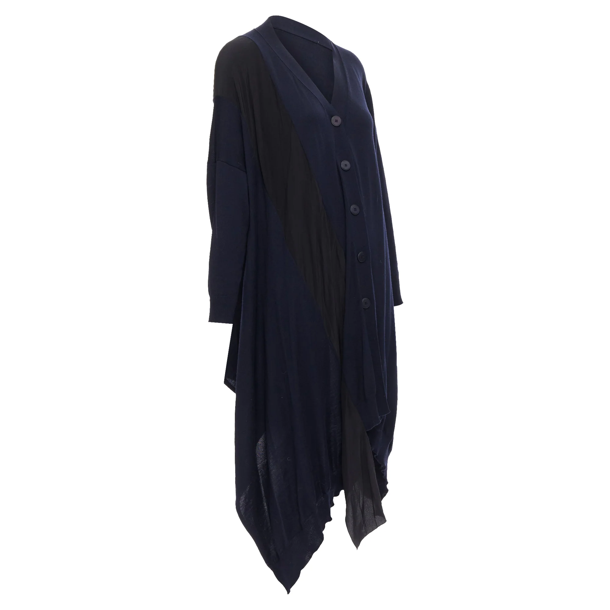 Women's Stella Mccartney Contrast Material High Low Cardigan - Image 3