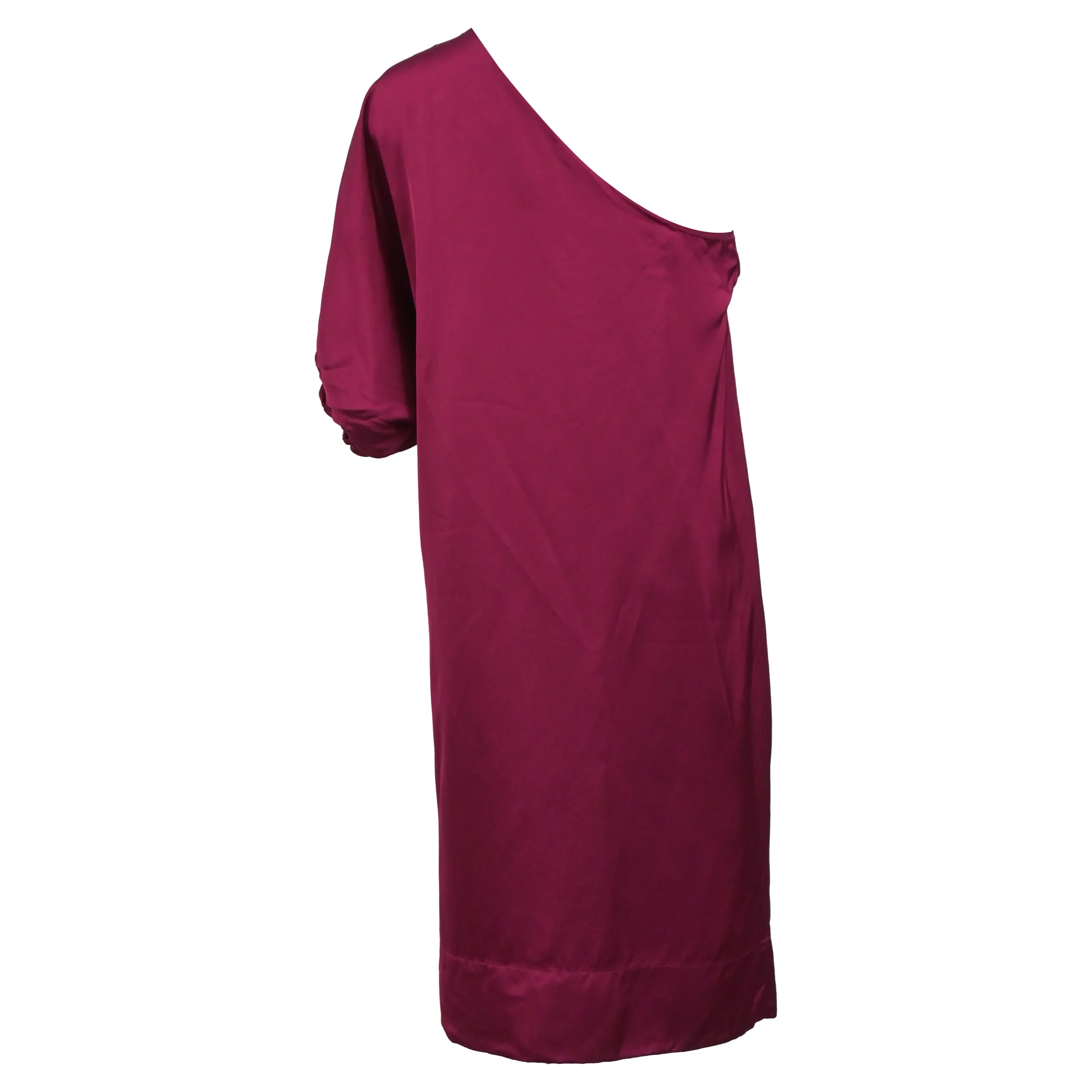 Women's Stella McCartney One Shoulder Dress in Pink Viscose - Image 3