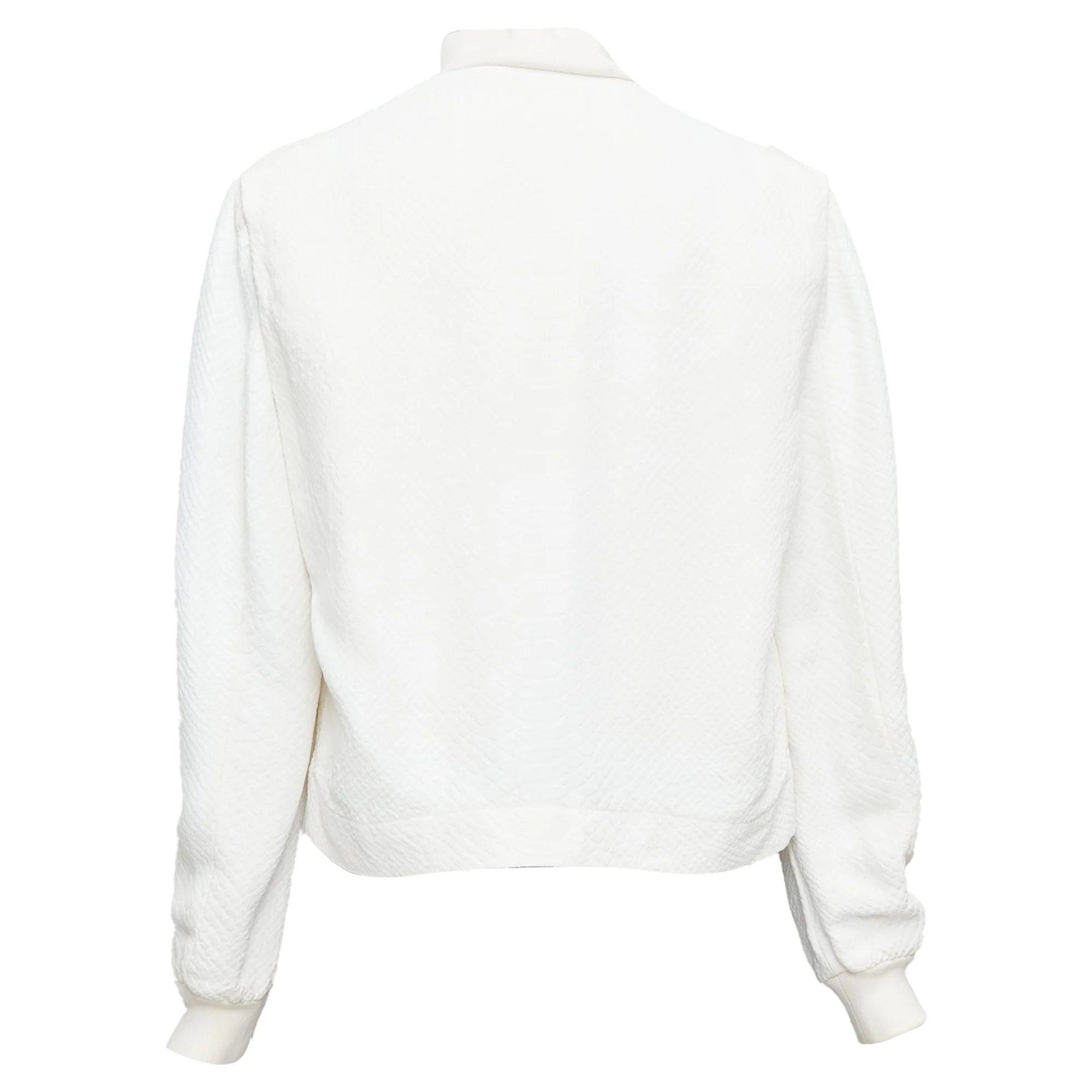 Women's Stella McCartney scale jacquard cropped bomber - Image 6