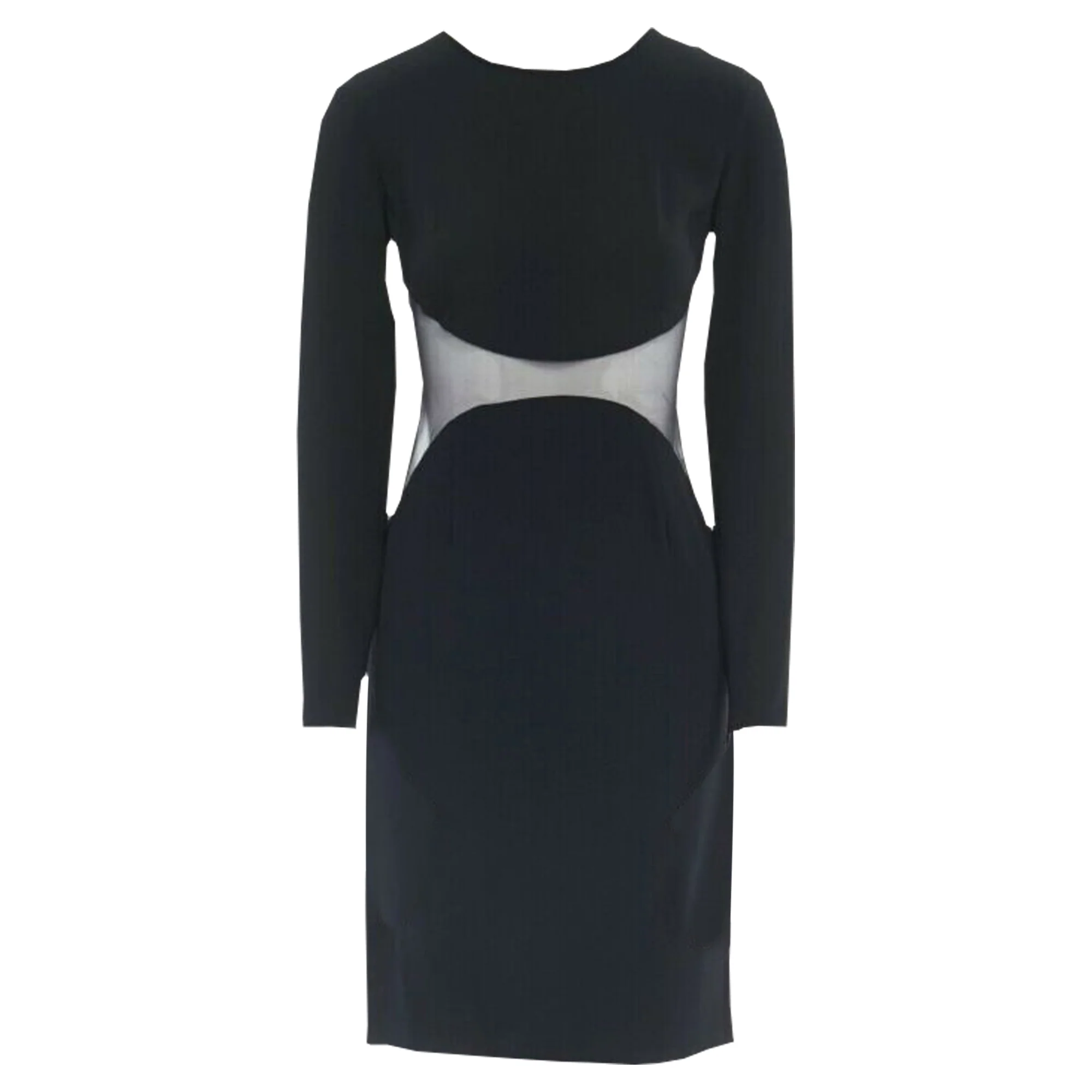 Women's Stella McCartney sheer waist illion cocktail dress