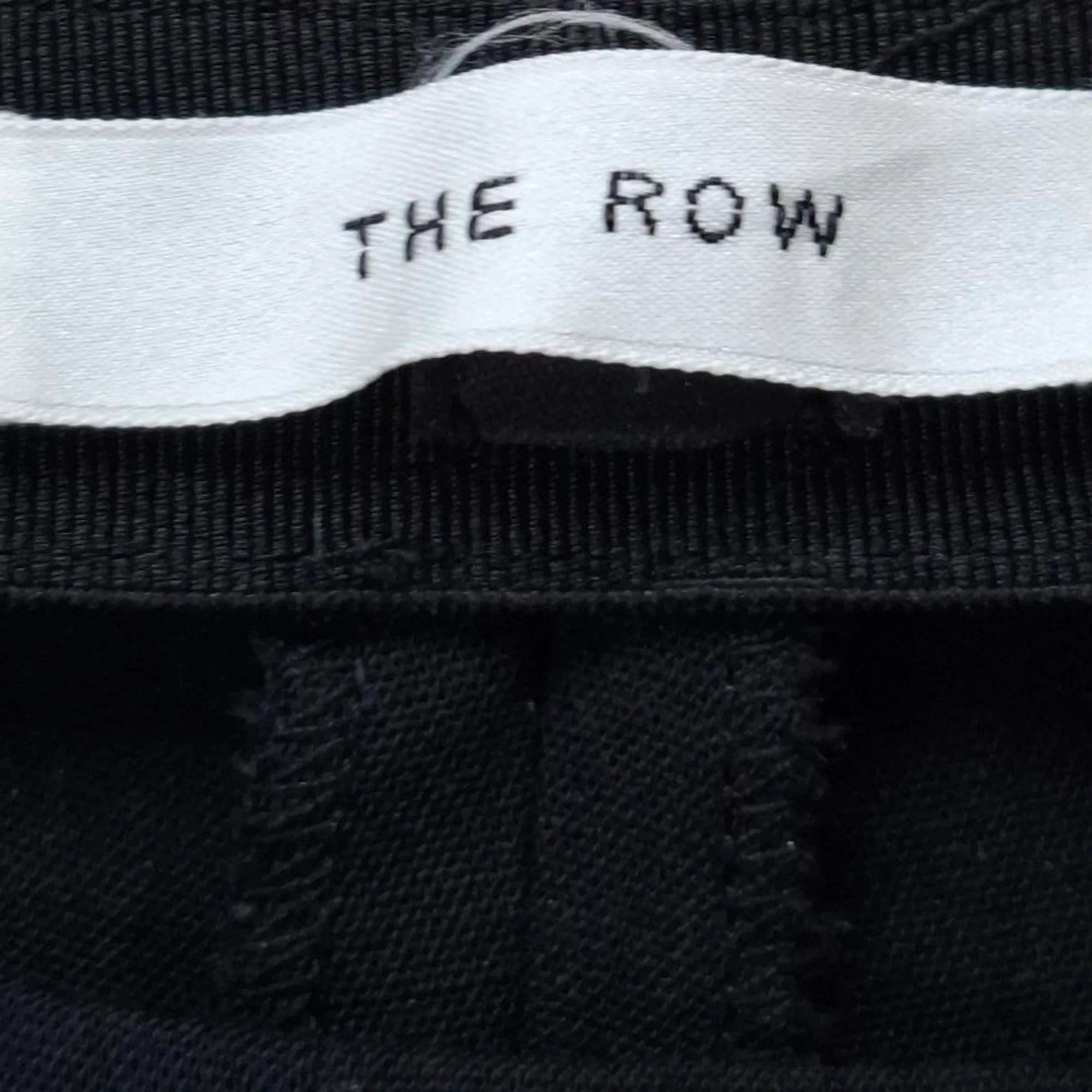 Women's The Row Trousers in Black Wool - Image 3