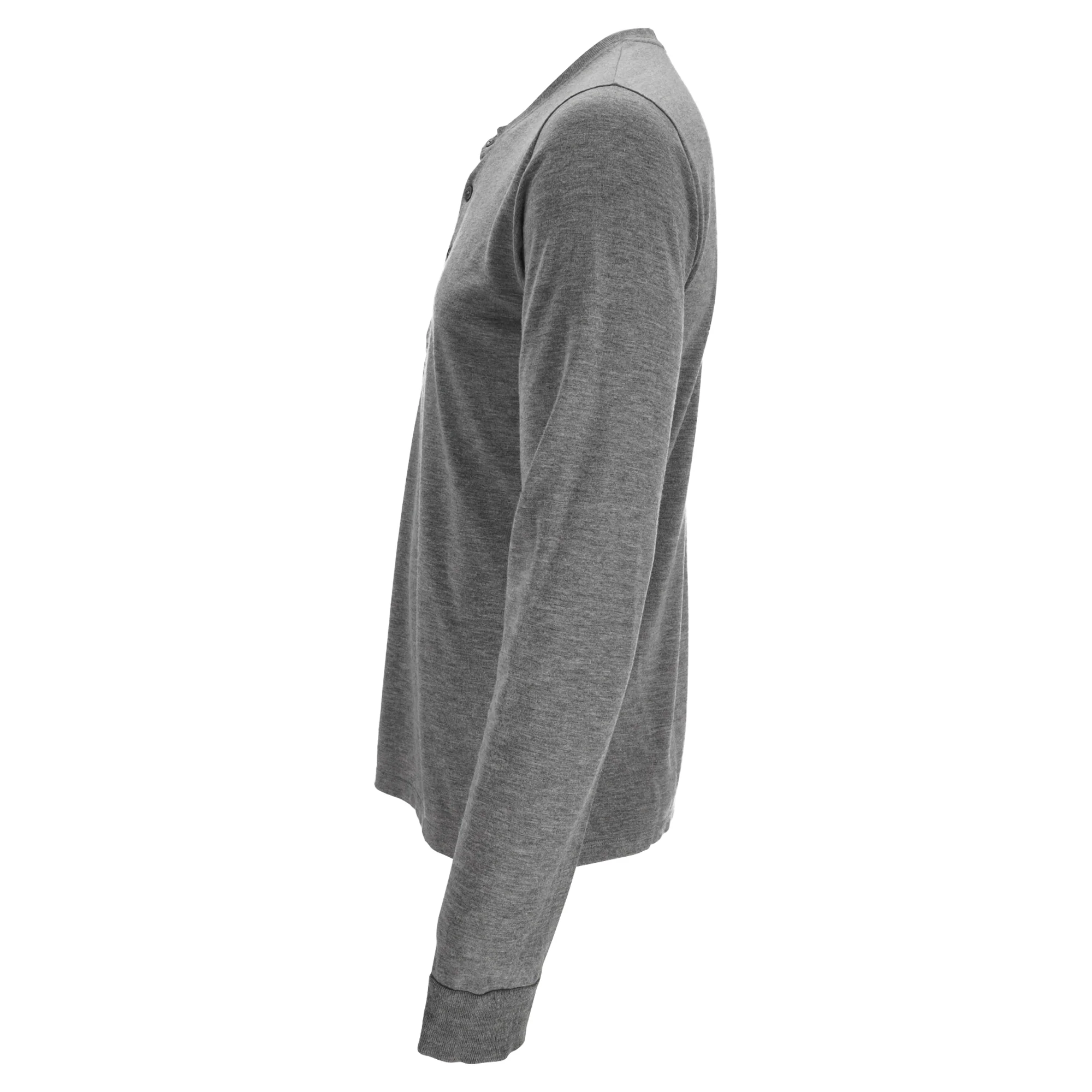Men's Tom Ford Henley T-shirt in Grey Viscose - Image 2