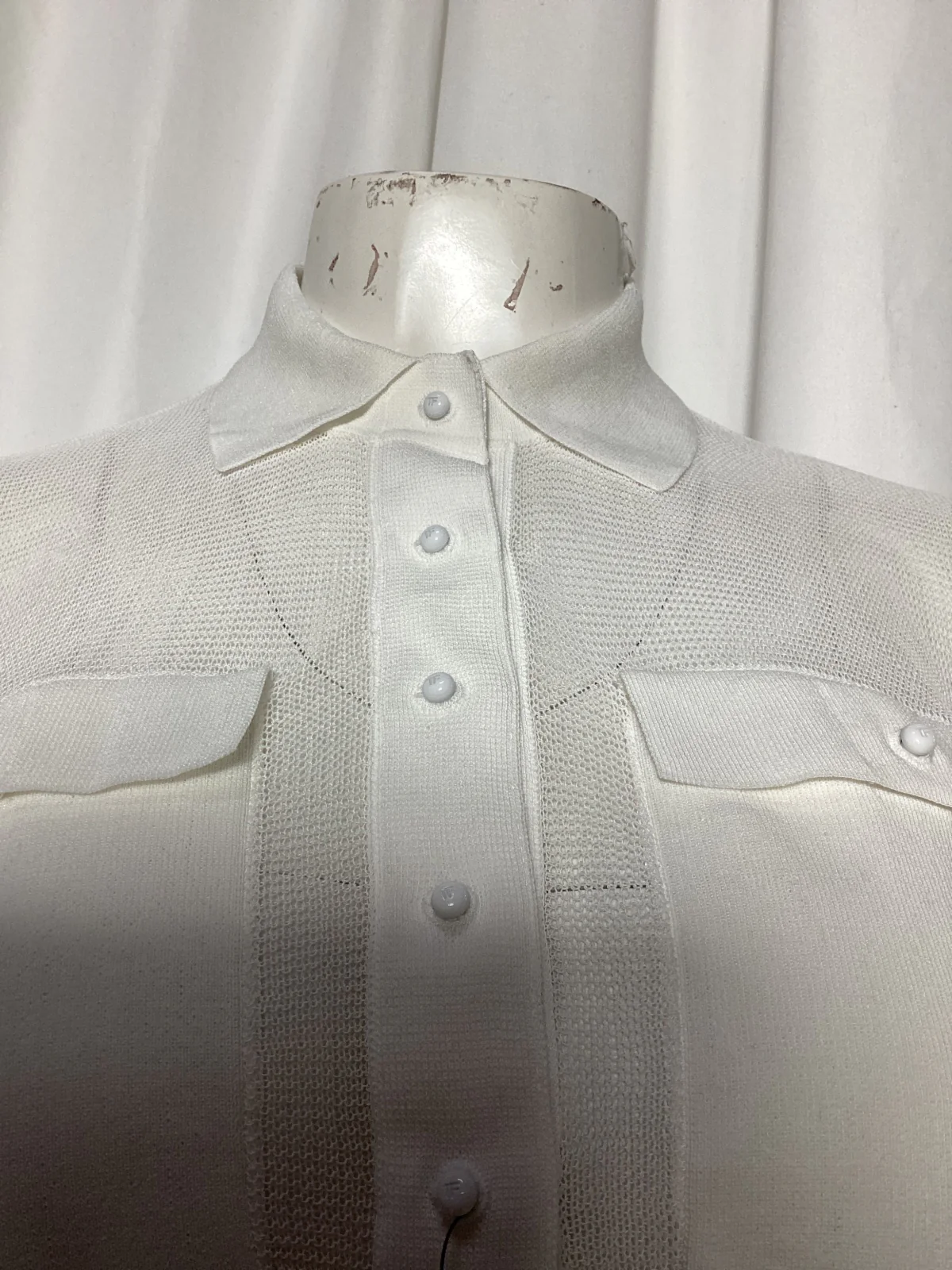 Women's Tom Ford Pocket Shirt in White Cotton - Image 10