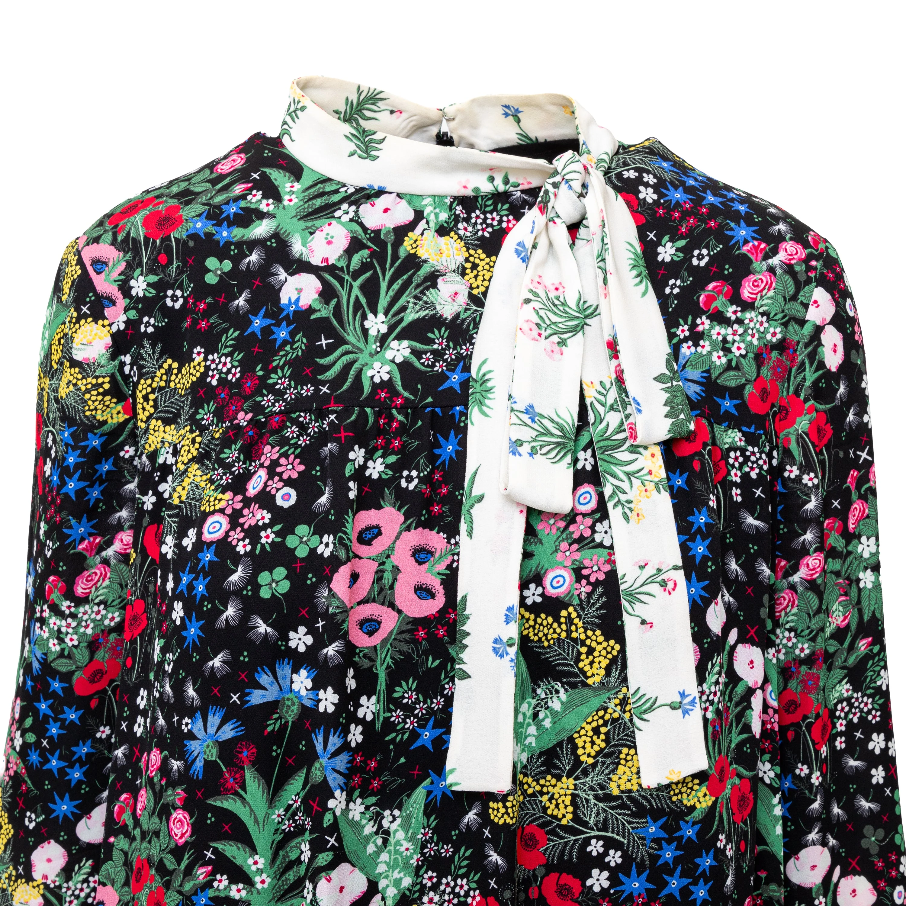 Women's Valentino Floral Print Midi Dress - '10s - Image 4