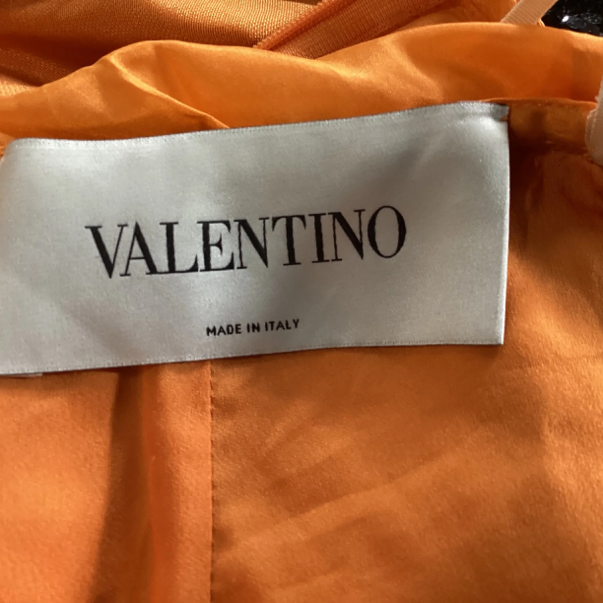 Women's Valentino Garavani Crewneck Rompers in Orange Cotton - Image 3