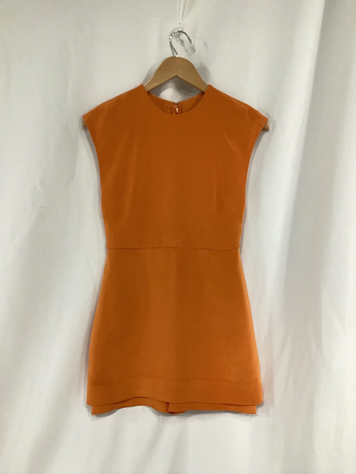 Women's Valentino Garavani Crewneck Rompers in Orange Cotton - Image 5