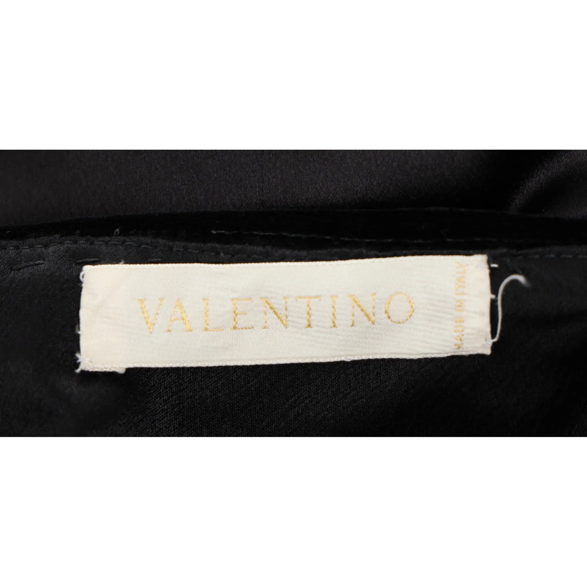 Women's  Valentino Garavani One-Shoulder Cutout Maxi Dress in Black Silk - Image 3