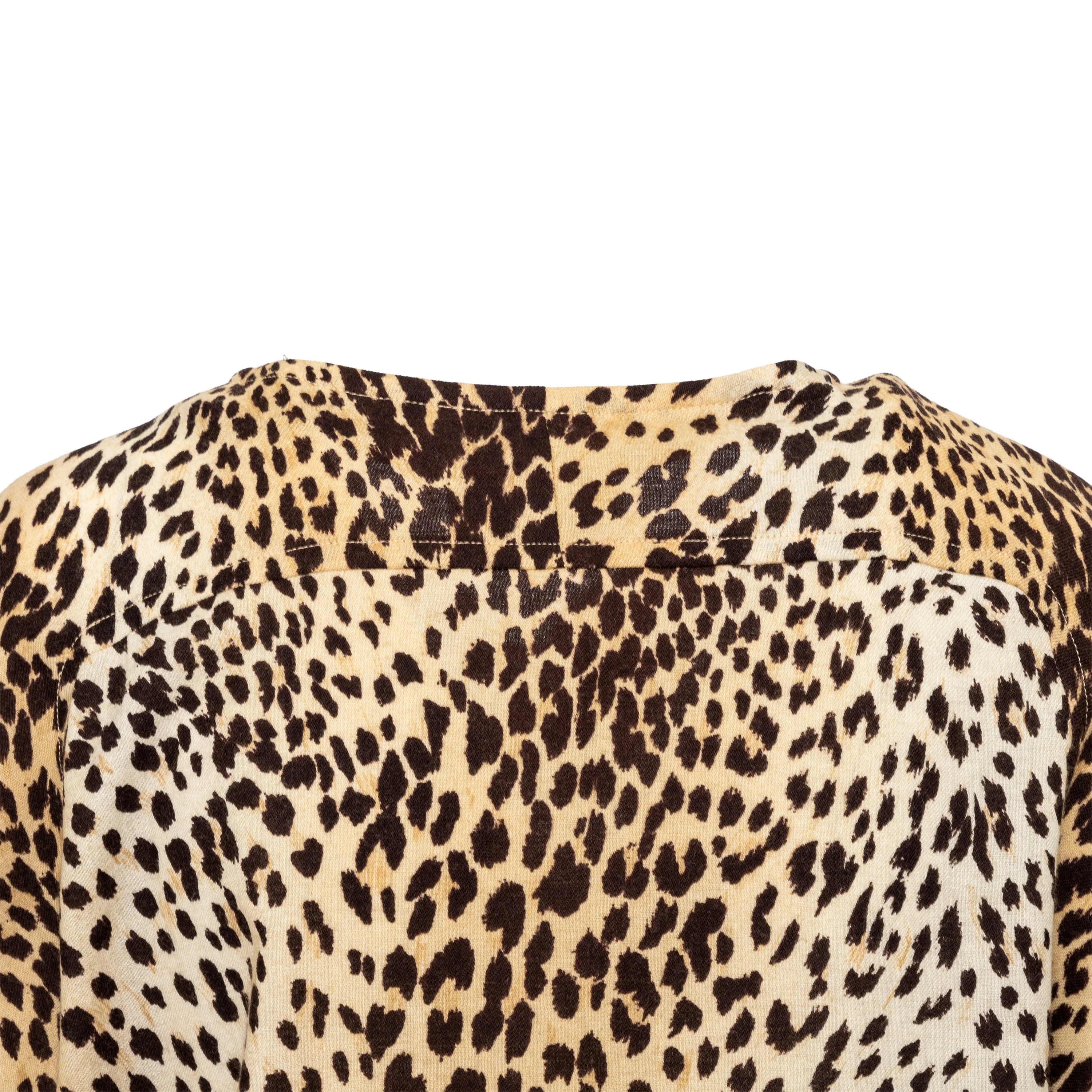 Women's Valentino Miss V Leopard Print Top - '90s - Image 3
