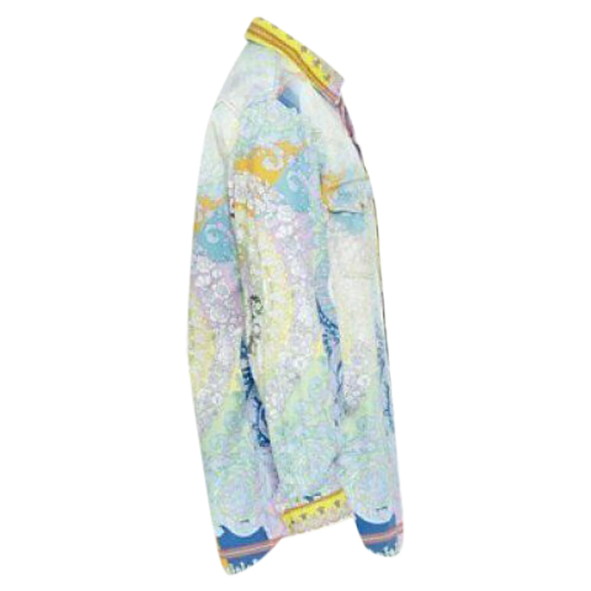 Men's Runway Versace Techno Baroque distressed Medusa oversized shirt - Image 3