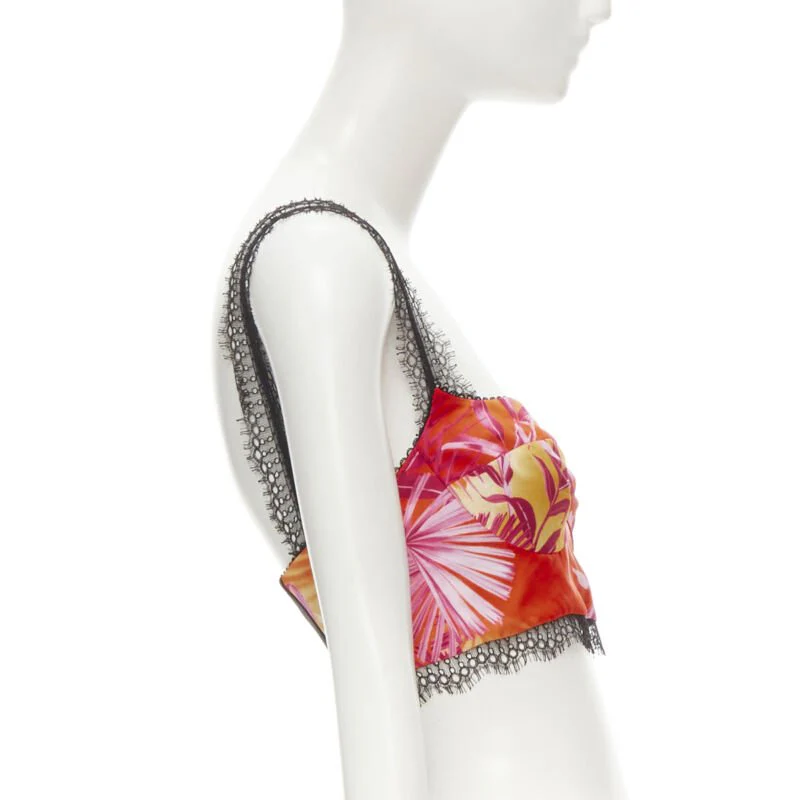 Women's Versace Jungle print bralette - Image 10