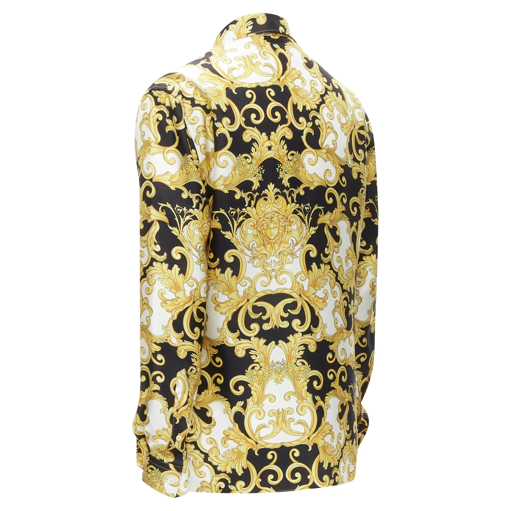 Women's Versace renaissance barocco silk signature shirt - Image 5