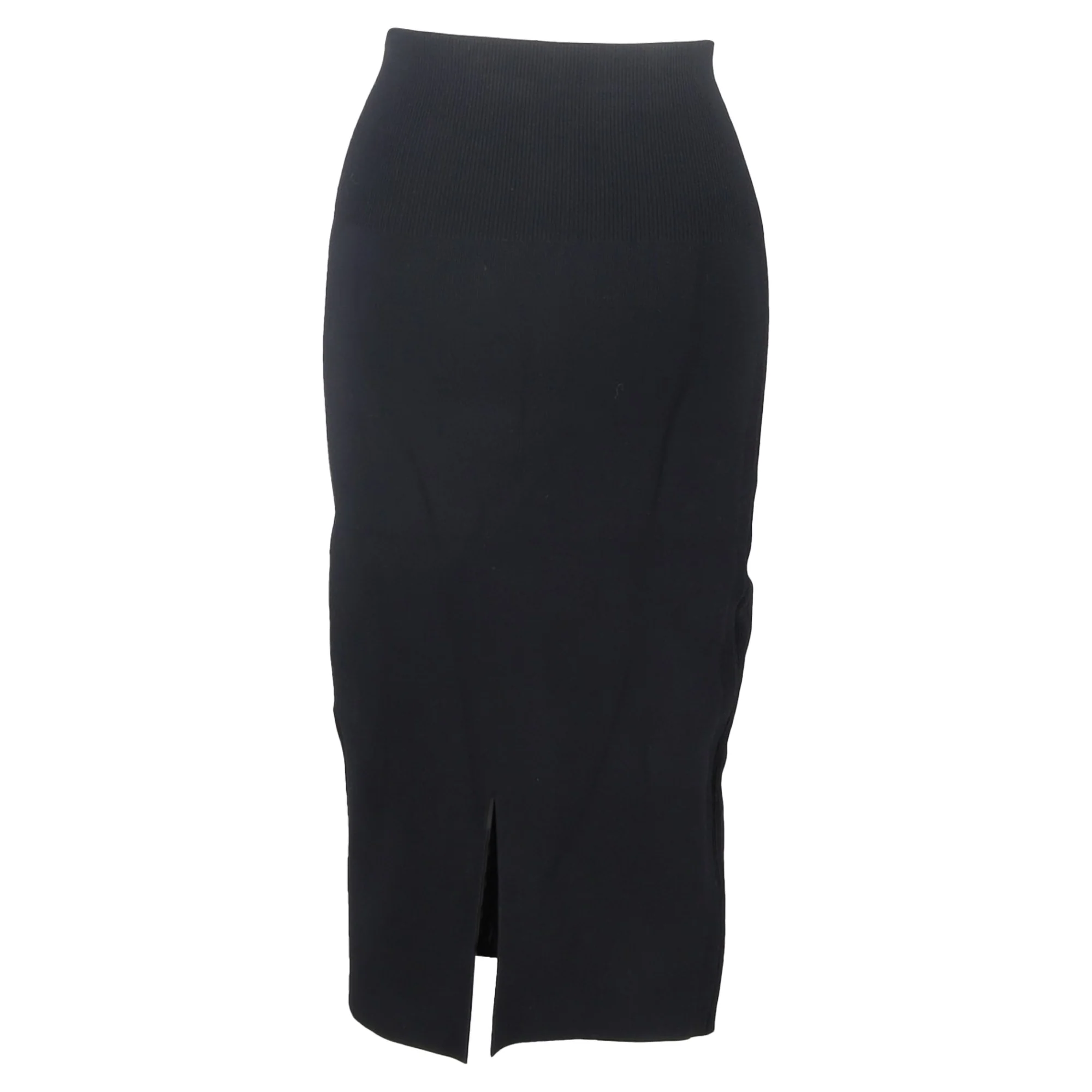 Women's Victoria Beckham Midi Skirt in Black Viscose - Image 3