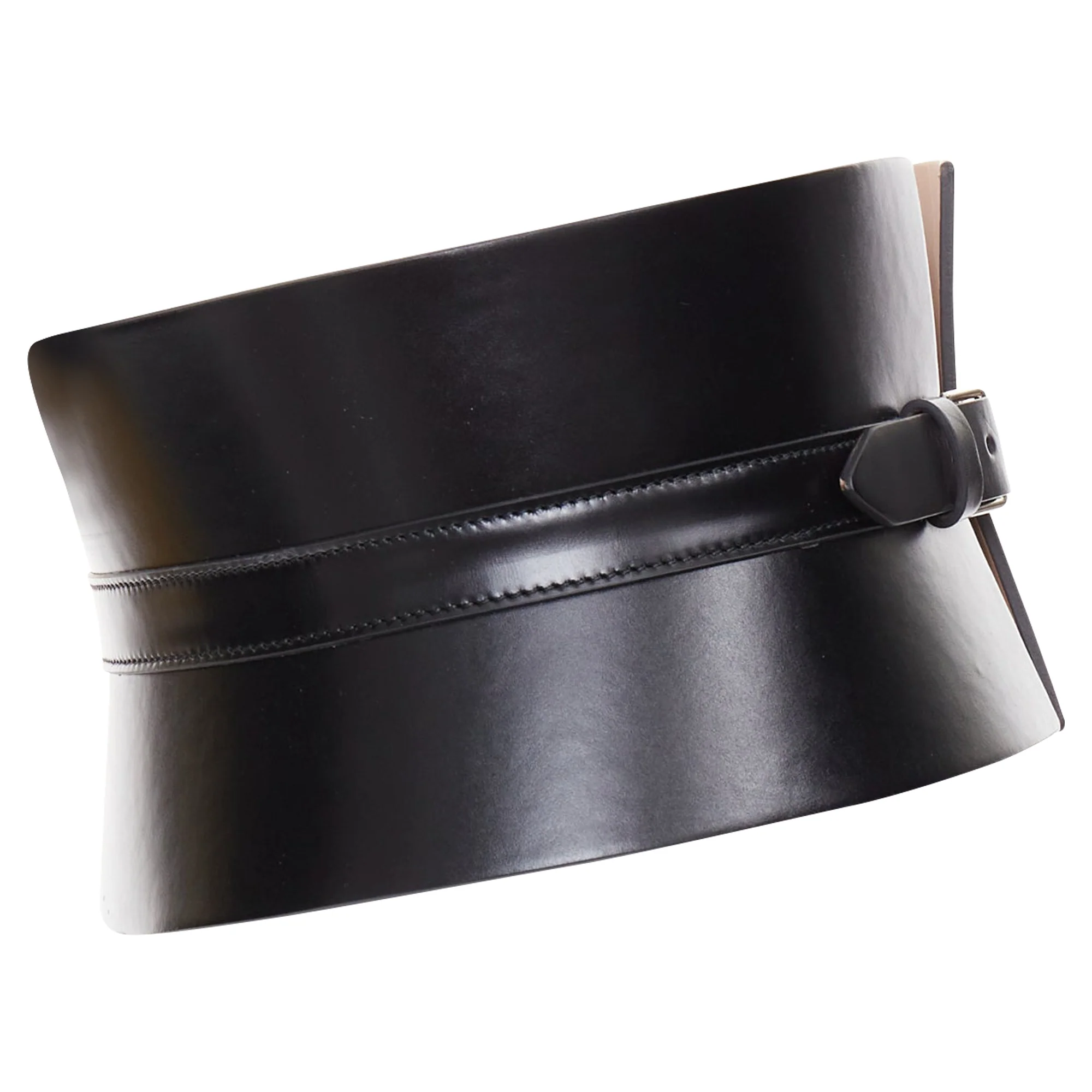 Alaia Leather Corset Cinch Belt - Image 3