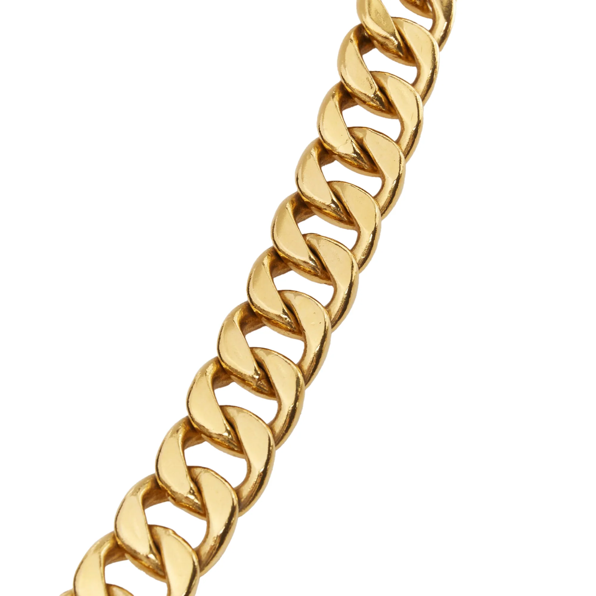 Chanel gold plated logo chain necklace - Image 3
