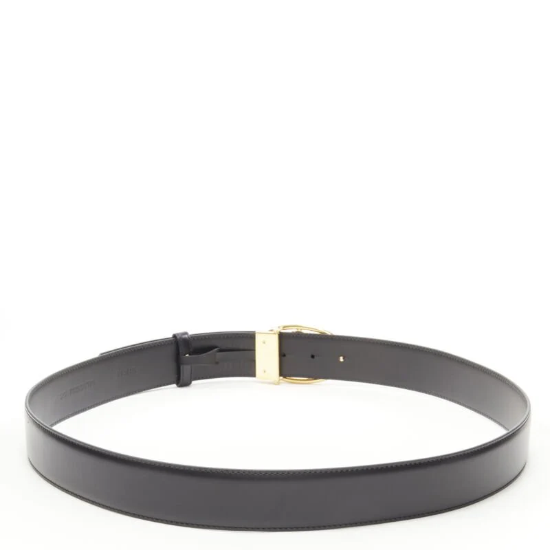 Versace La Medusa Insignia oval buckle leather belt - Image 10
