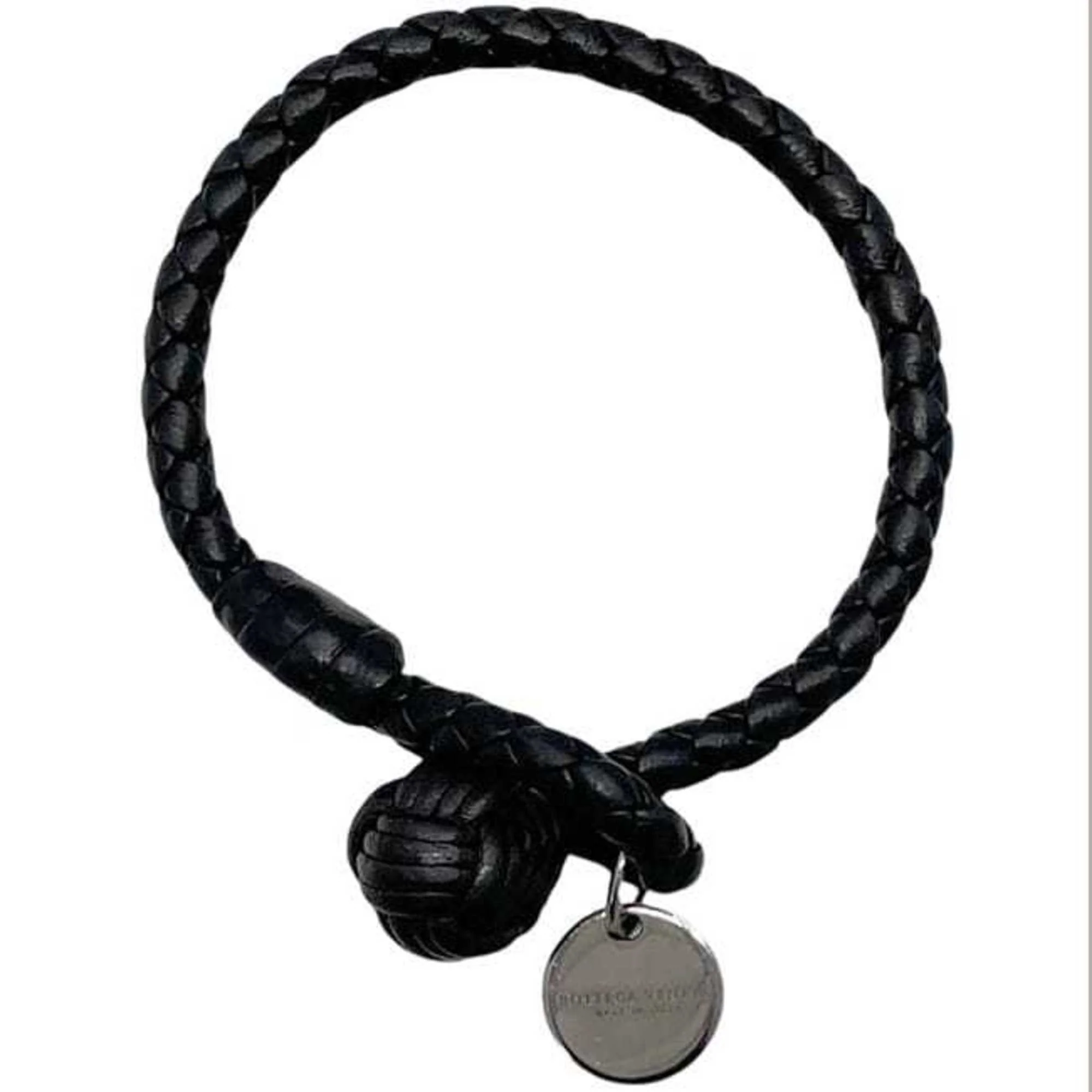 Bracelet Intrecciato Dark Brown Leather - Image 5