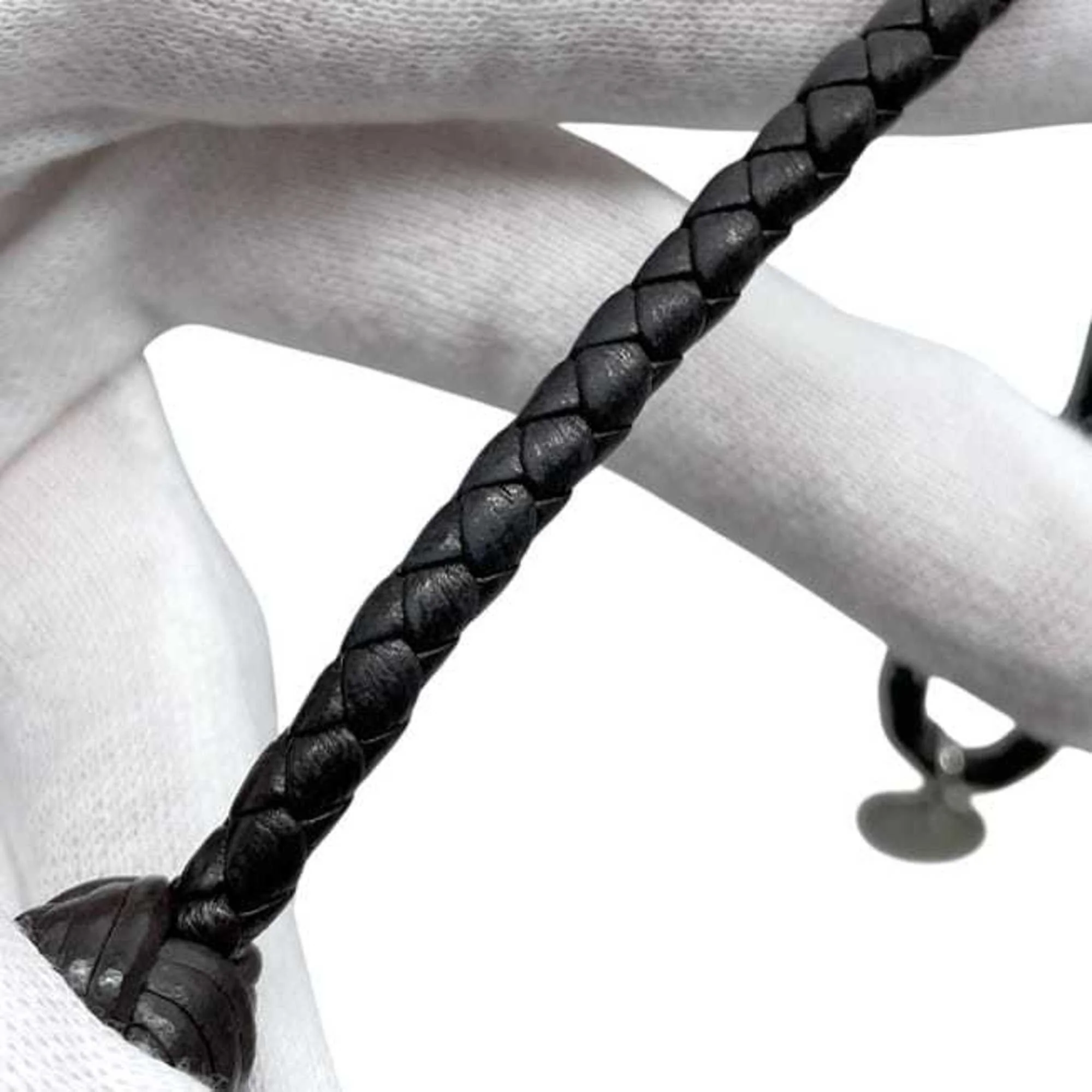 Bracelet Intrecciato Dark Brown Leather - Image 8