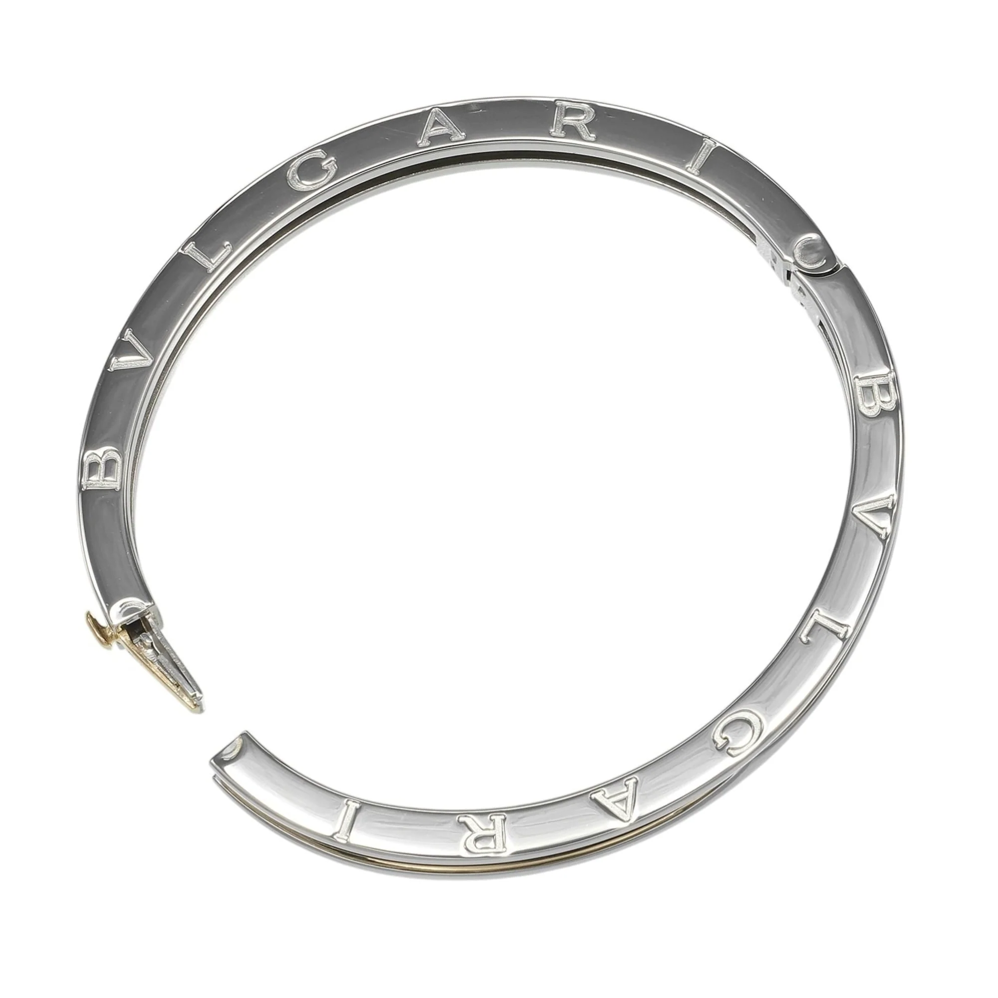 B.Zero1 Bracelet 18K Yellow Gold and Stainless Steel - Image 9