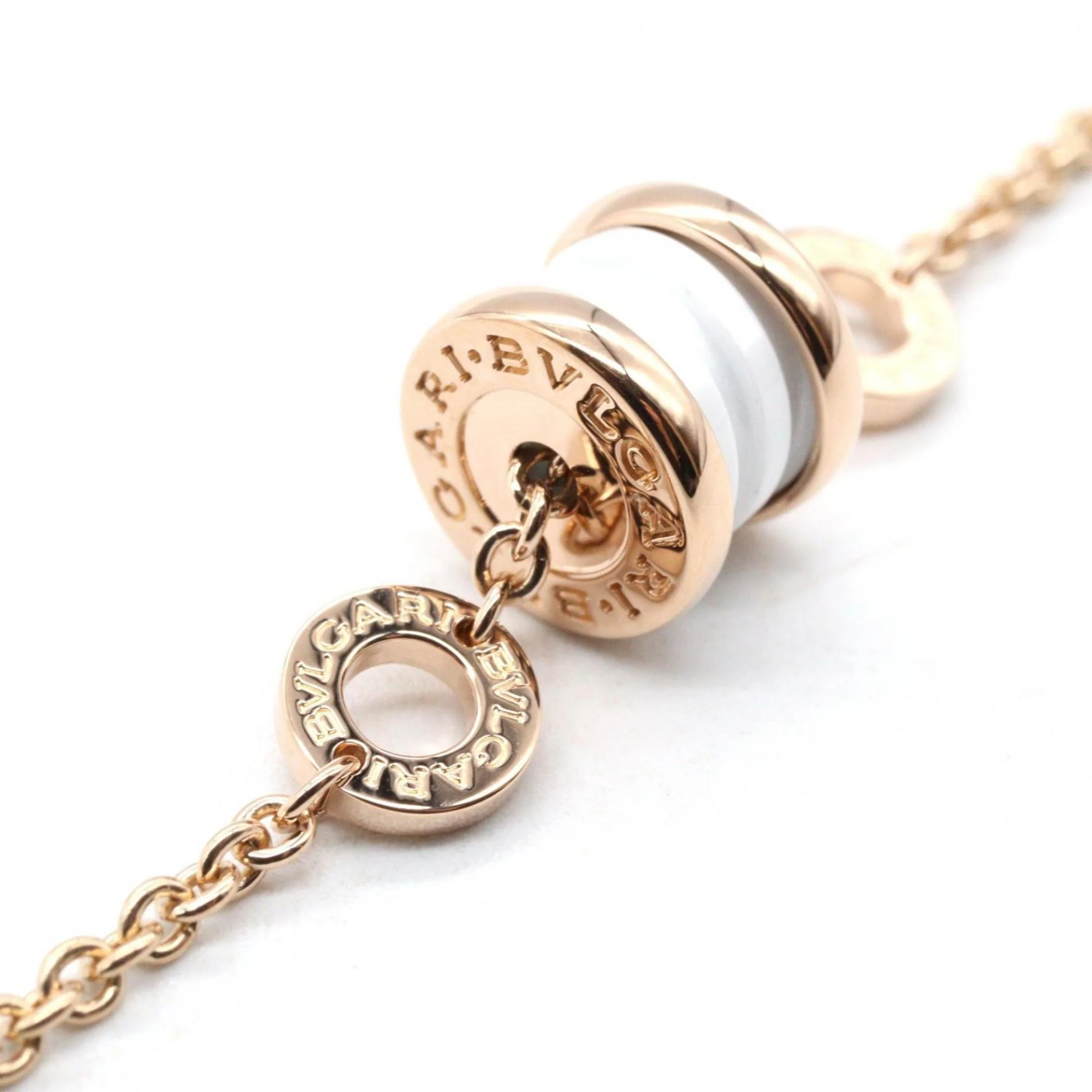 B.Zero1 Bracelet Ceramic and 18K Rose Gold - Image 4