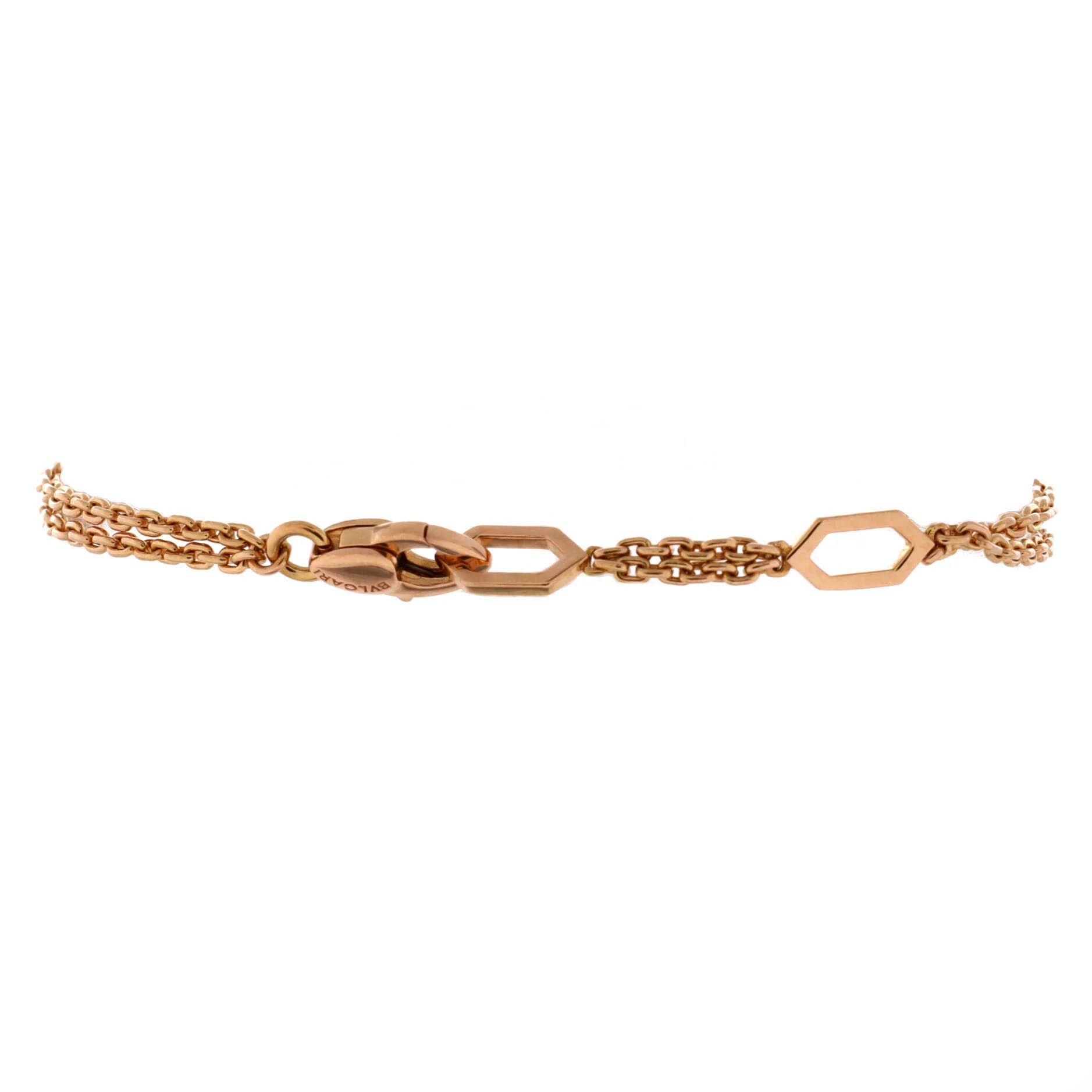 Serpenti Seduttori Chain Bracelet 18K Rose Gold with Amethyst - Image 3