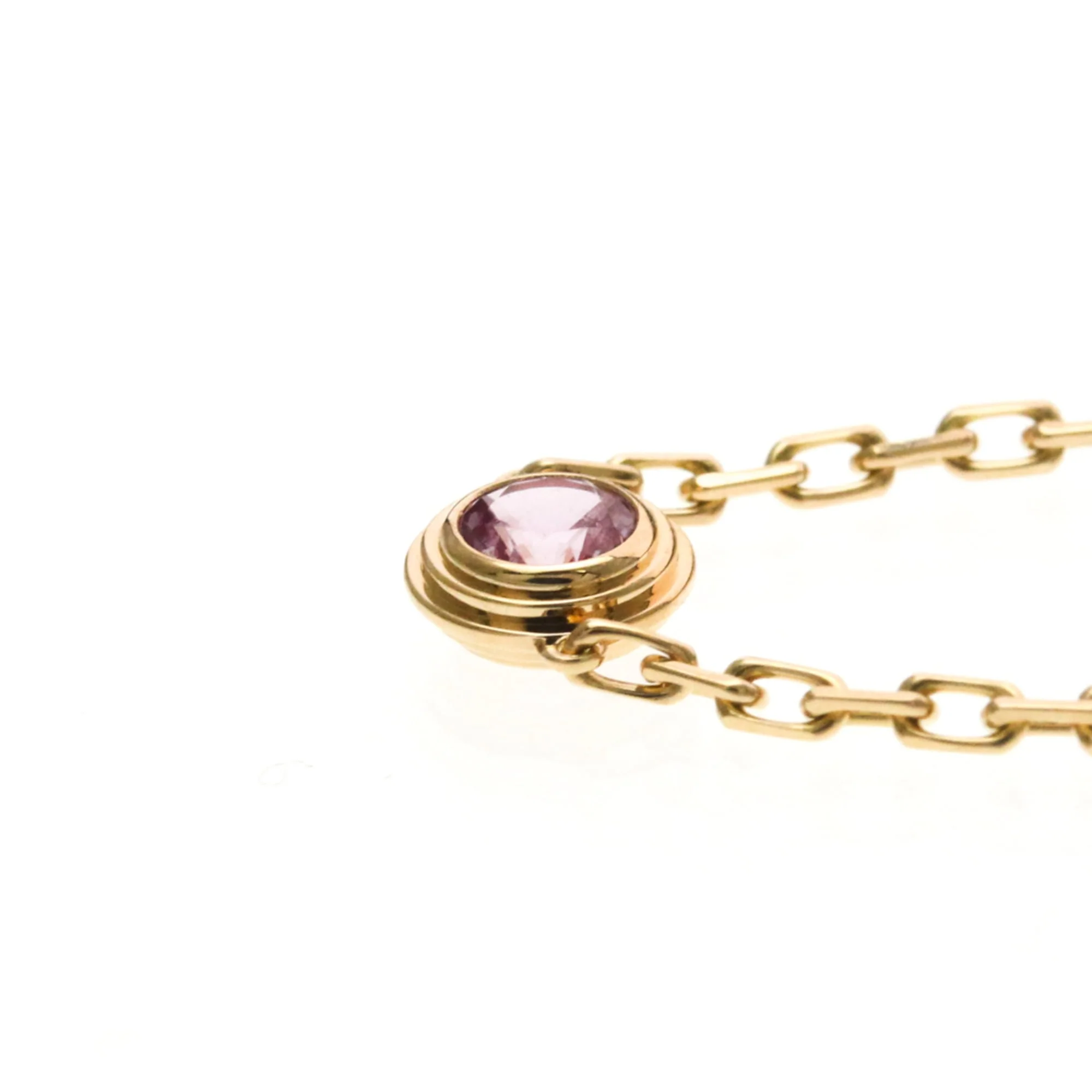 Bracelet 18K Rose Gold with Sapphire - Image 2