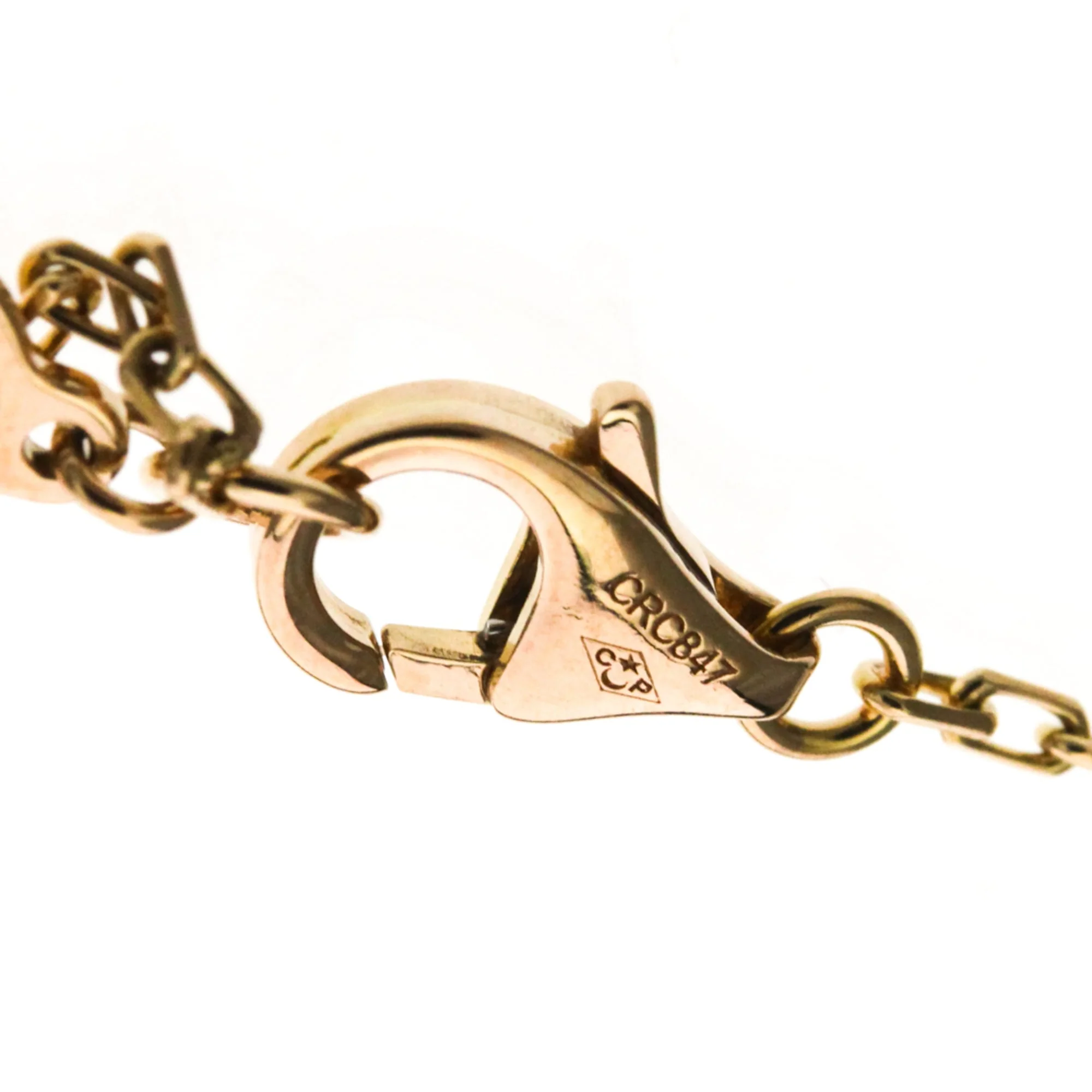 Bracelet 18K Rose Gold with Sapphire - Image 9