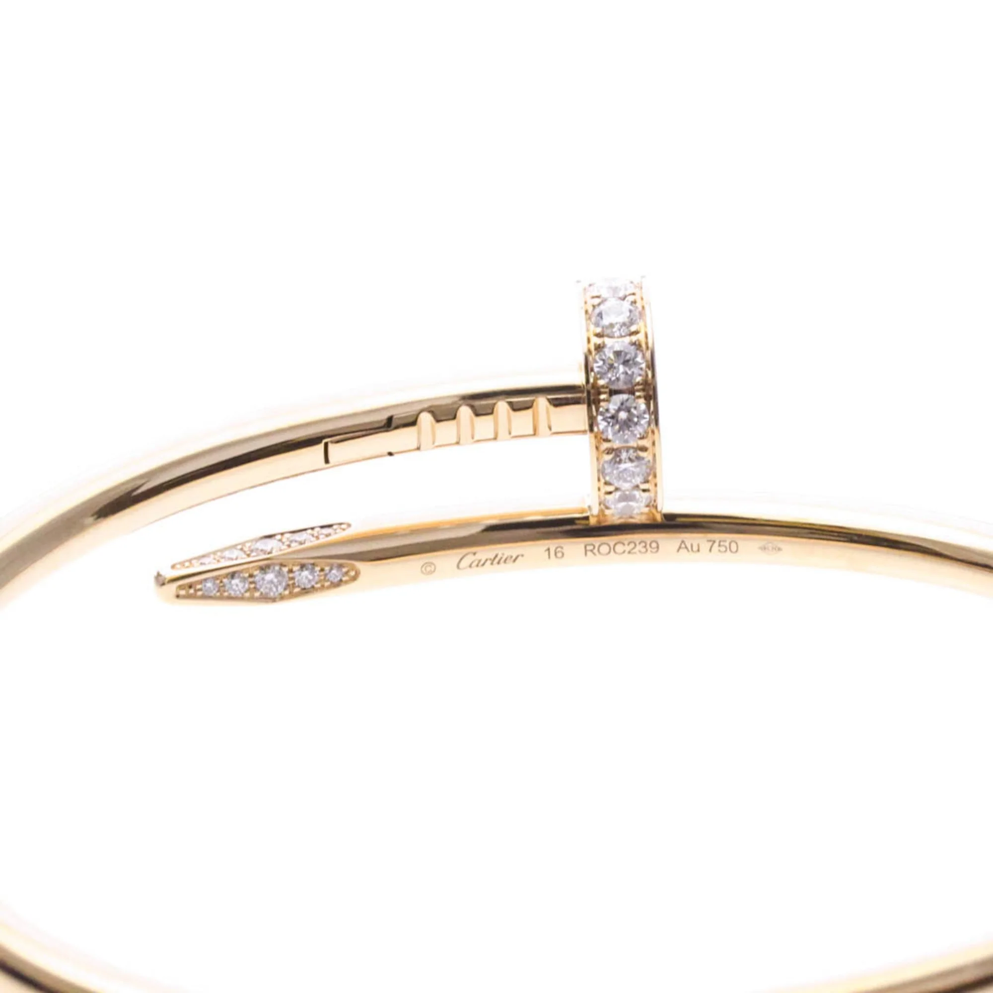 Juste Un Clou Bracelet 18K Rose Gold with Diamond - Image 7