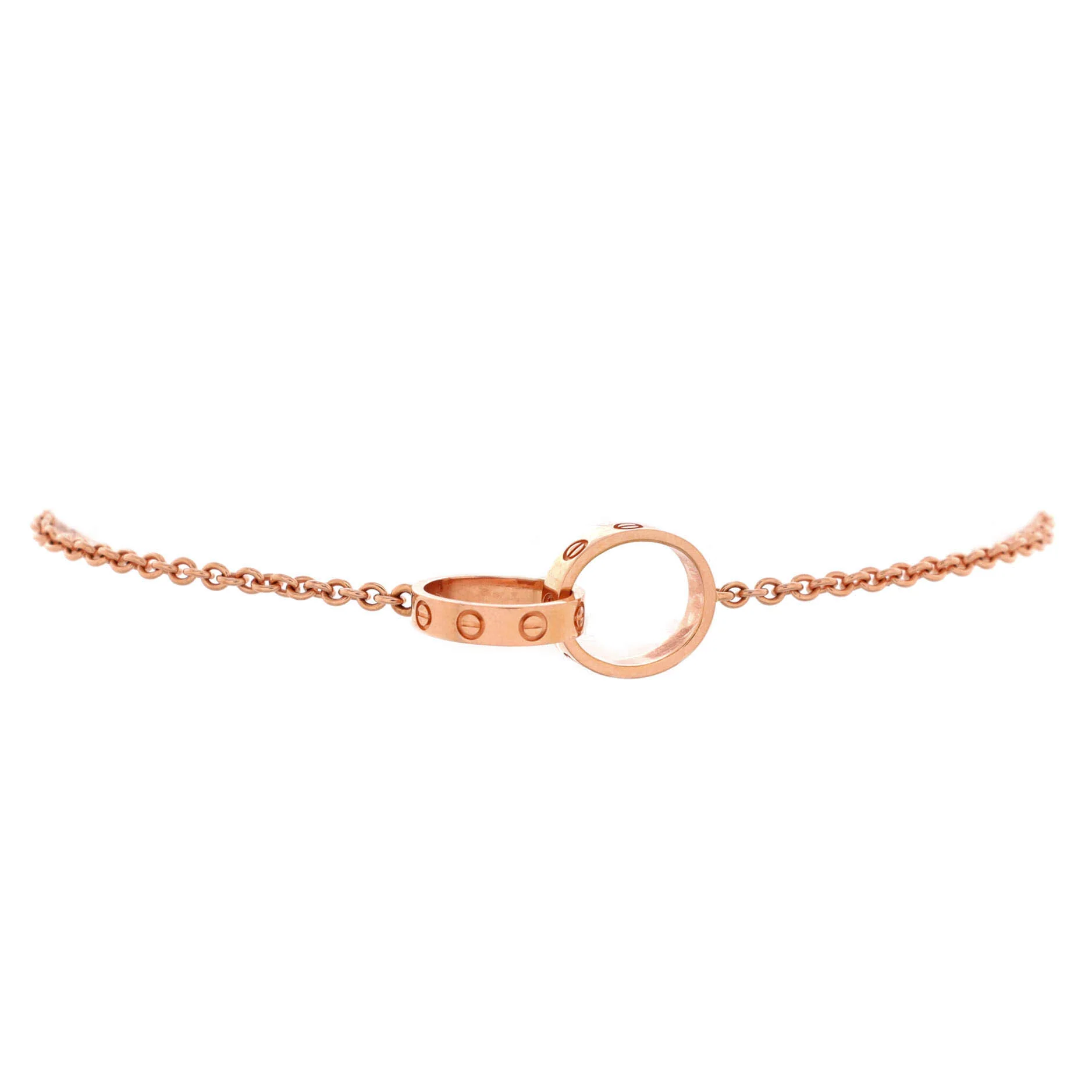 Love Interlocking Bracelet 18K Rose Gold