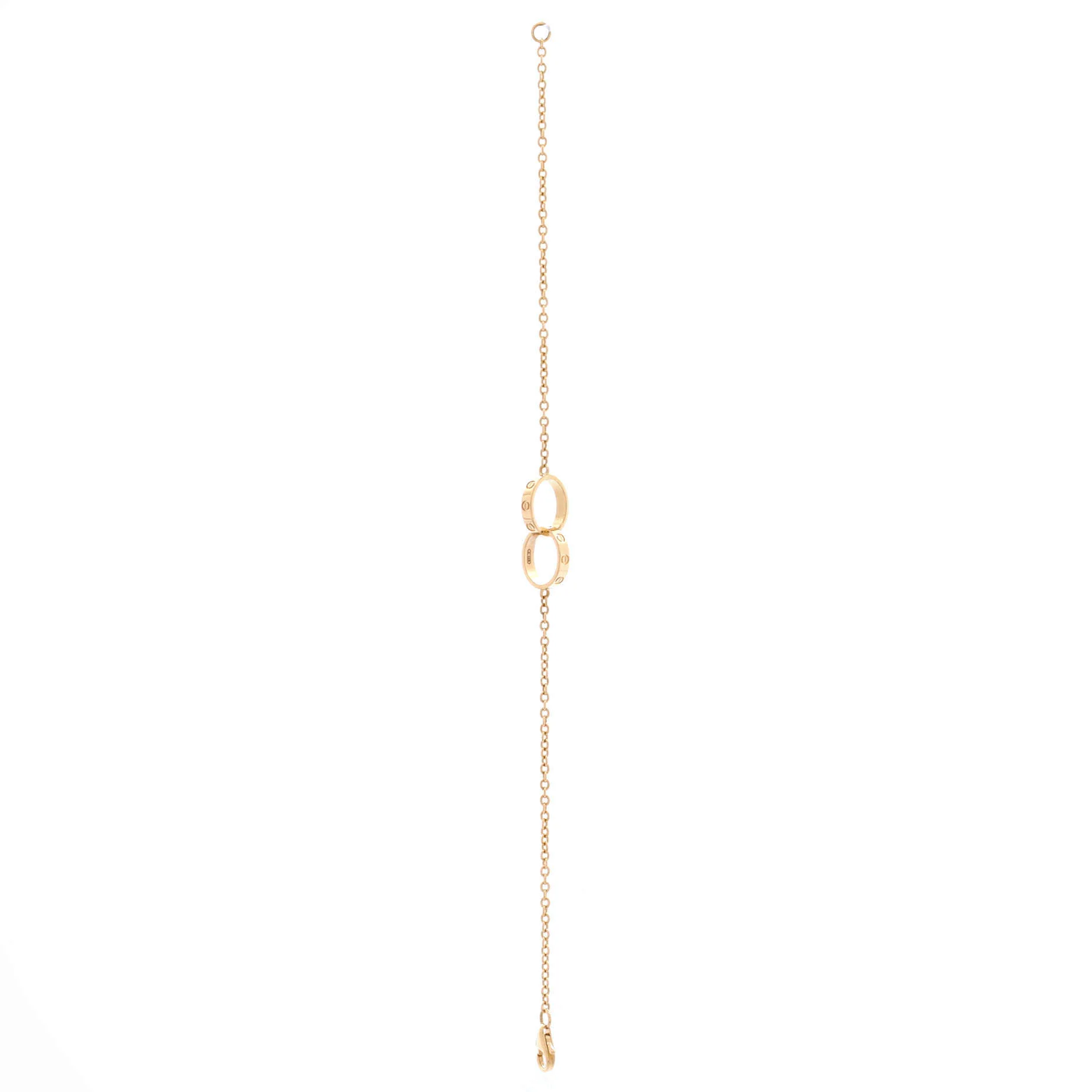Love Interlocking Bracelet 18K Yellow Gold - Image 3