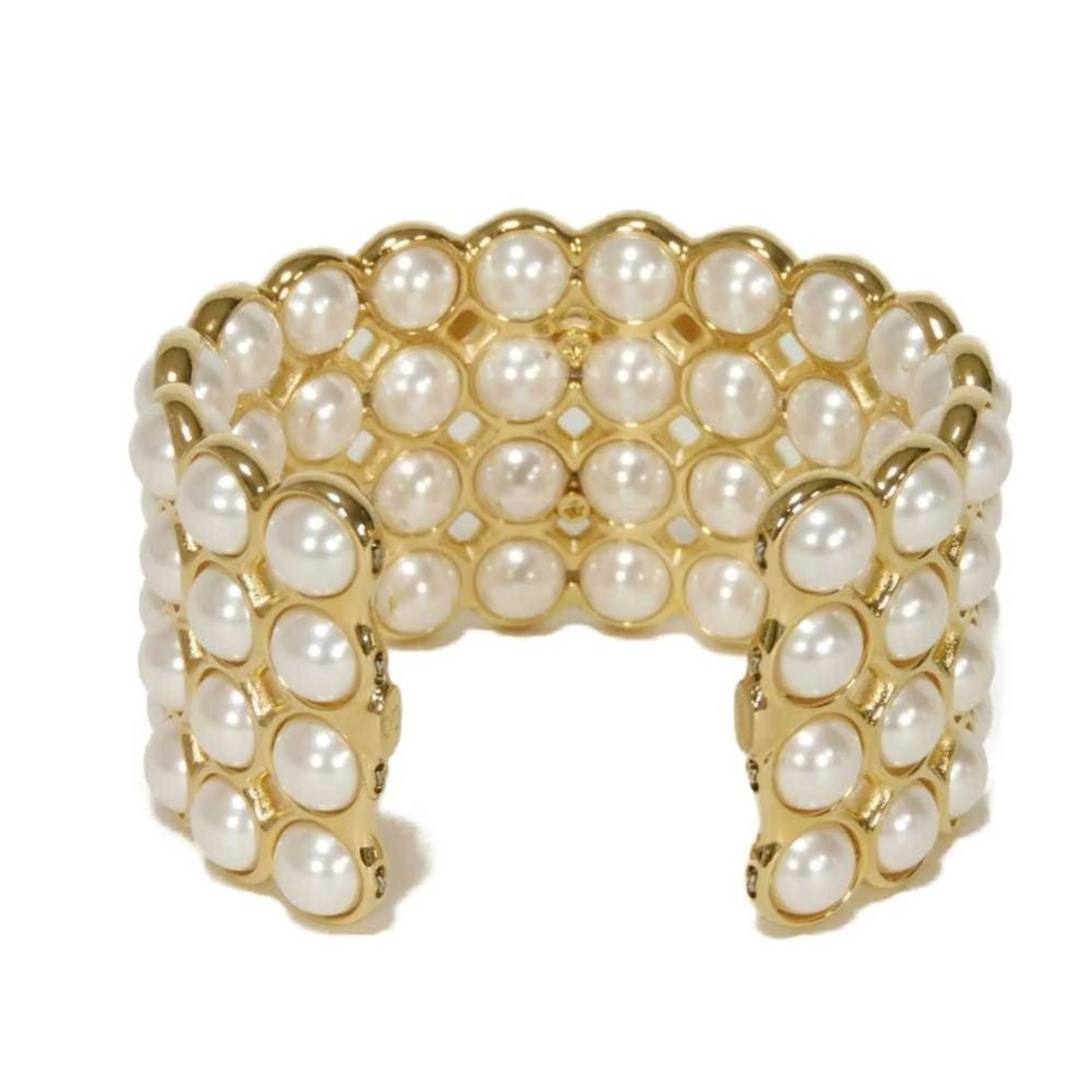 CC Logo Bracelet Gold-Tone Metal - Image 4