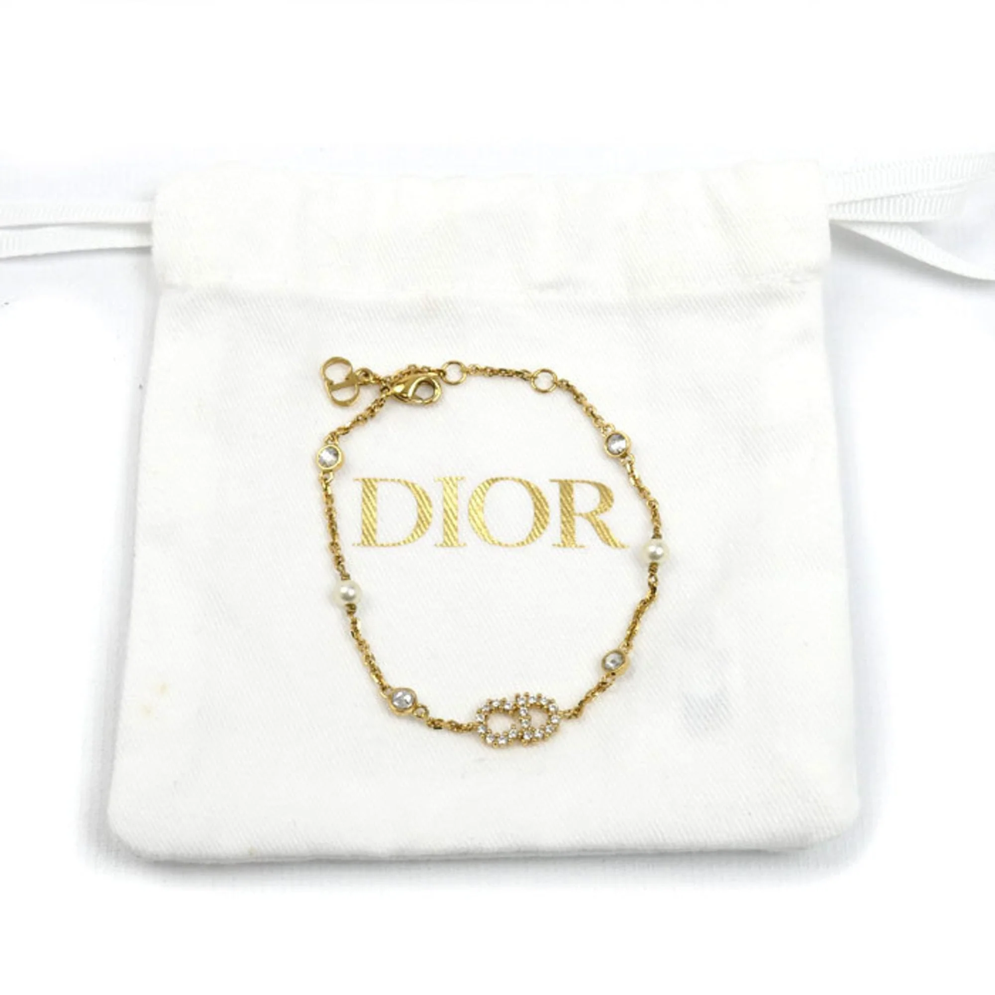 Clair D Lune Bracelet Metal and Faux Pearl - Image 6