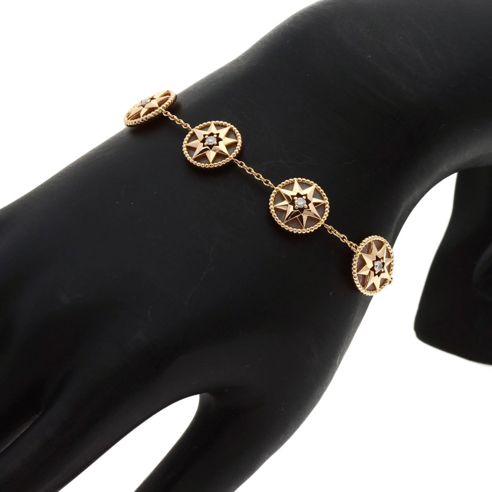 Rose des Vents Bracelet 18K Rose Gold with Diamond and Opal - Image 8
