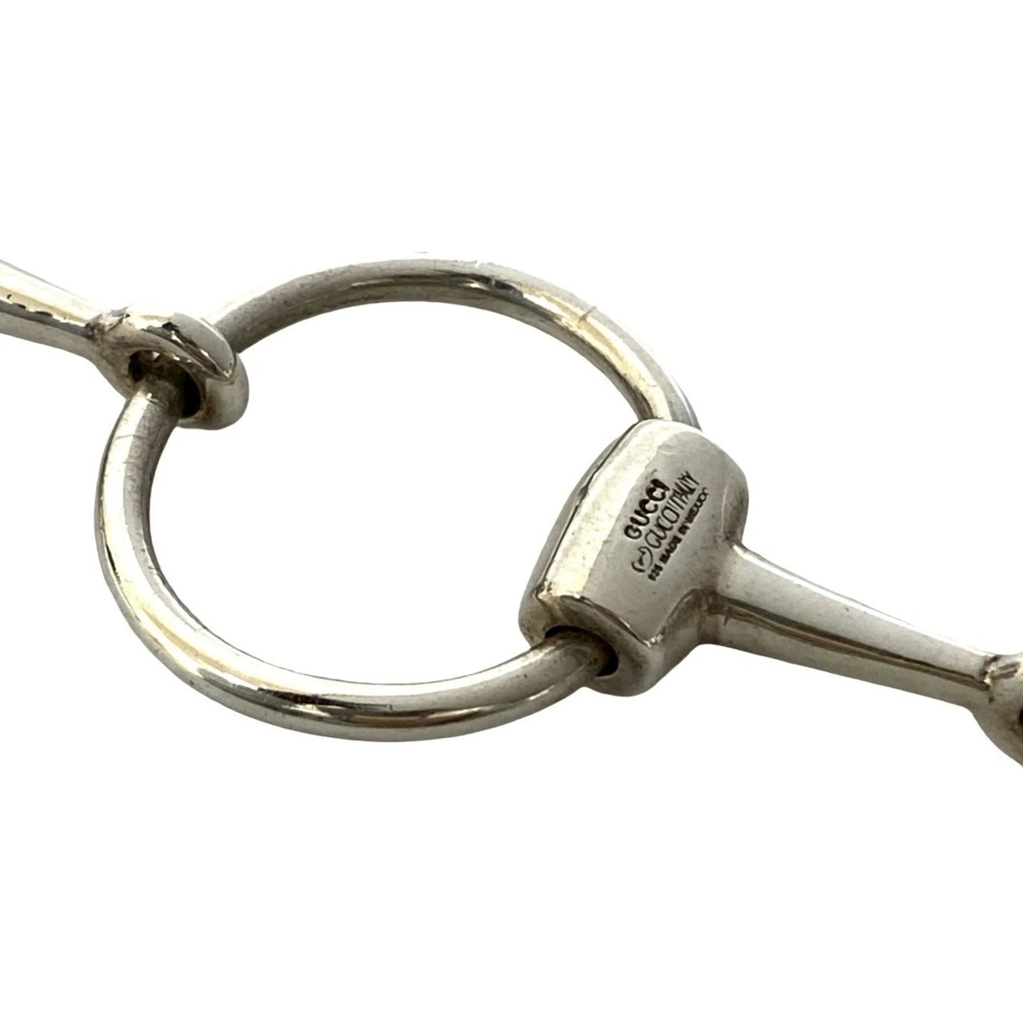 Circle Horsebit Bracelet Sterling Silver - Image 3