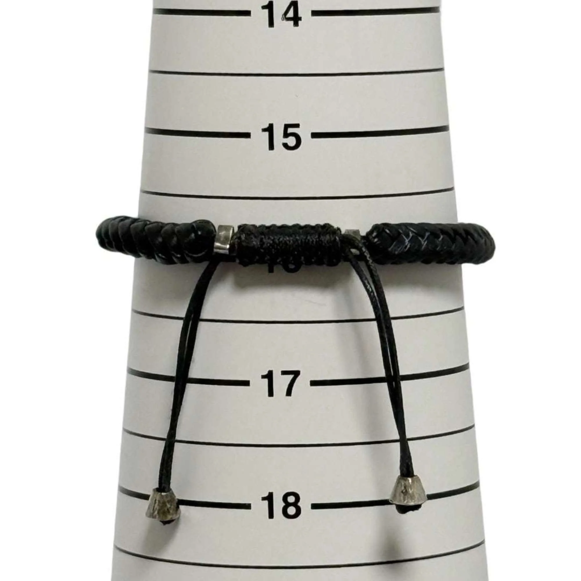 Coin Bracelet Leather and Sterling Silver - Image 9