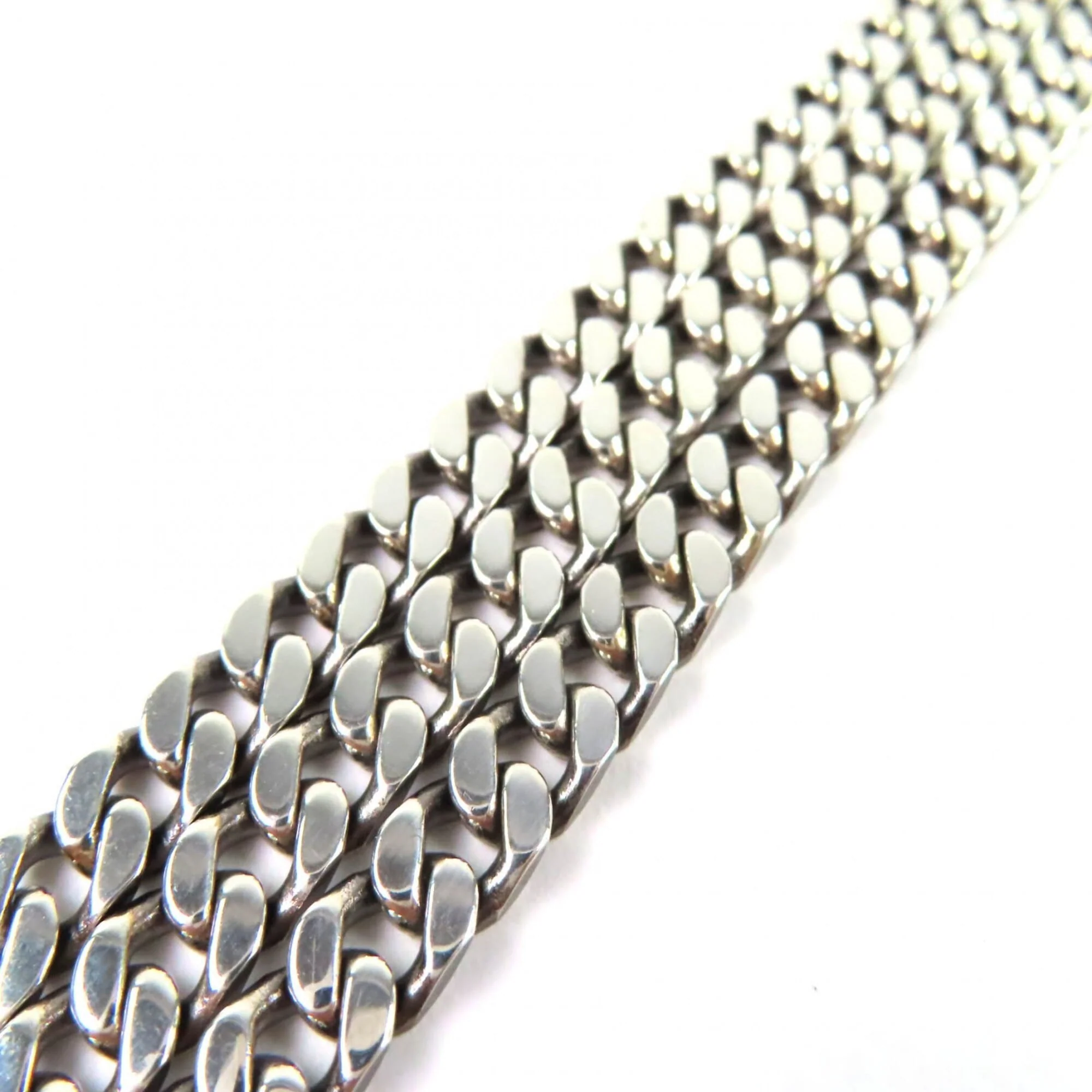 GG Pattern Triple Chain Bracelet Sterling Silver - Image 4