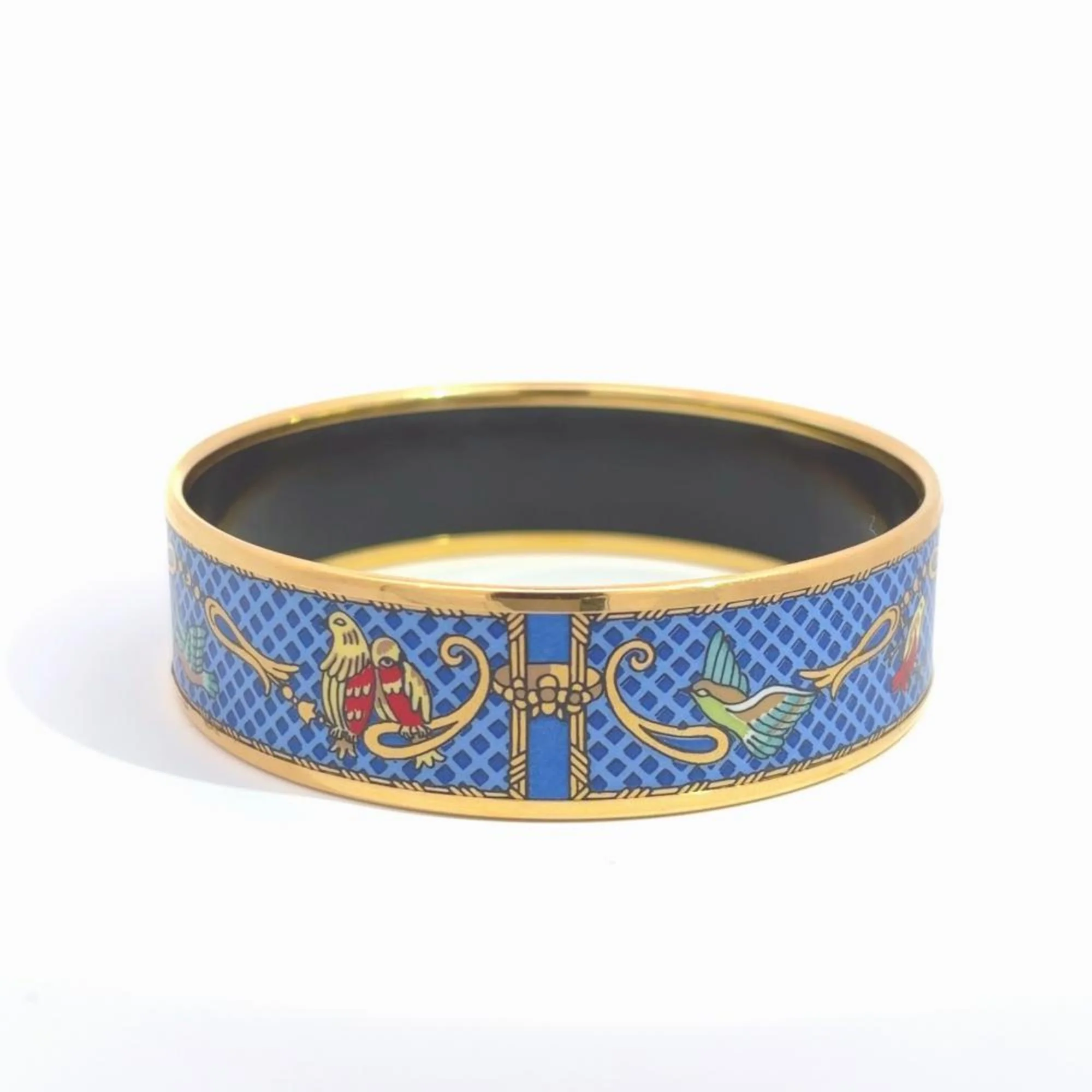 Bracelet CloisonnŽ and Enamel Blue and Gold - Image 2