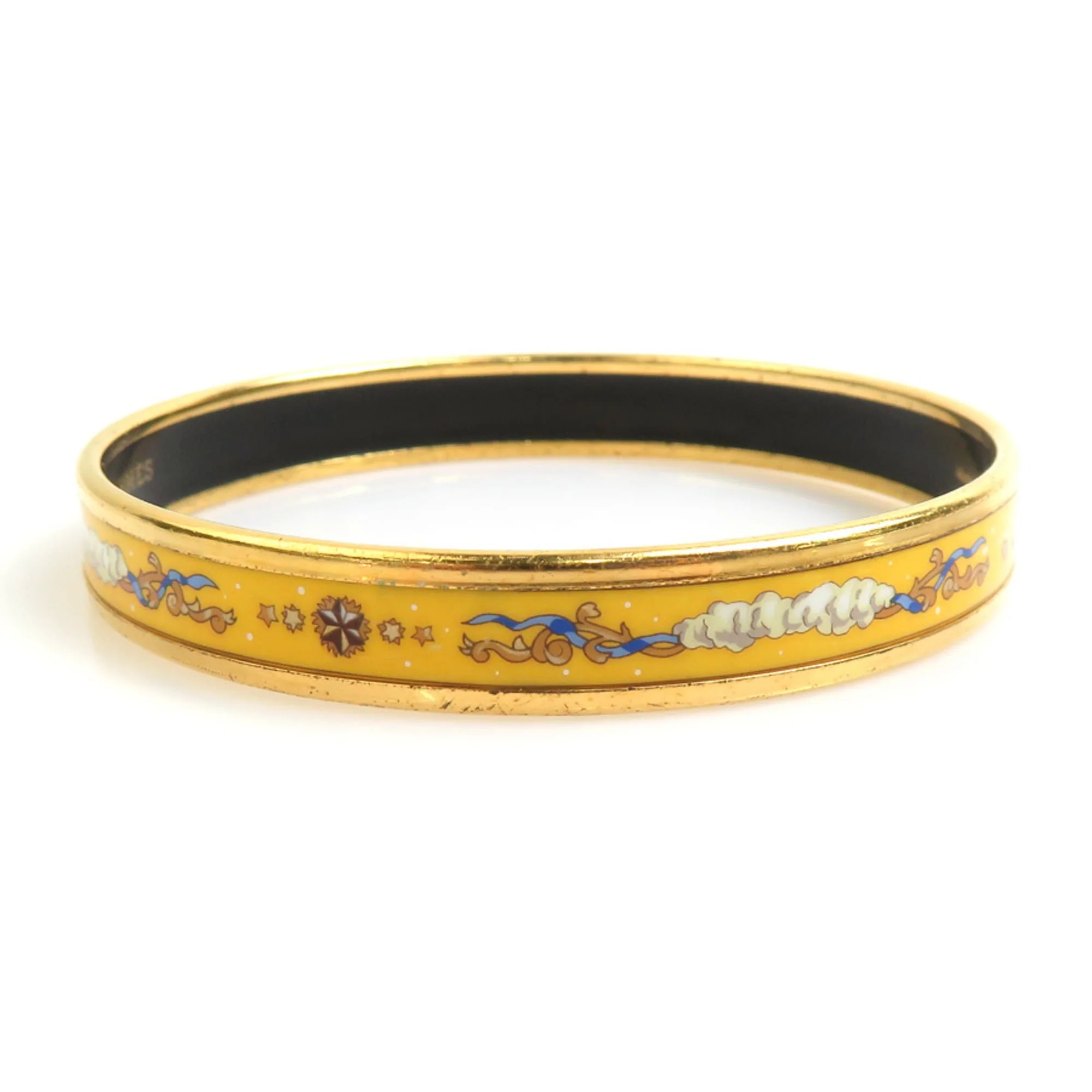 Bracelet Enamel and Metal Gold Yellow - Image 2
