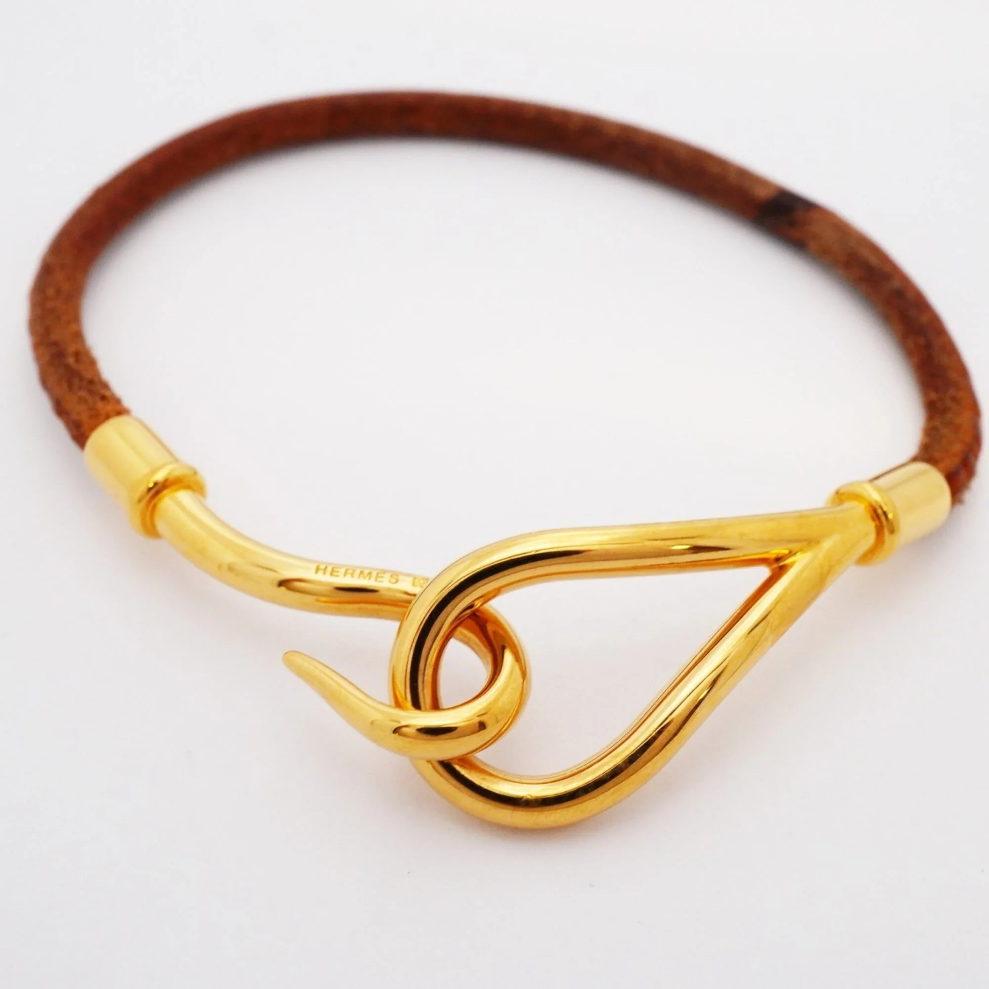 Bracelet Gold and Leather - Image 4