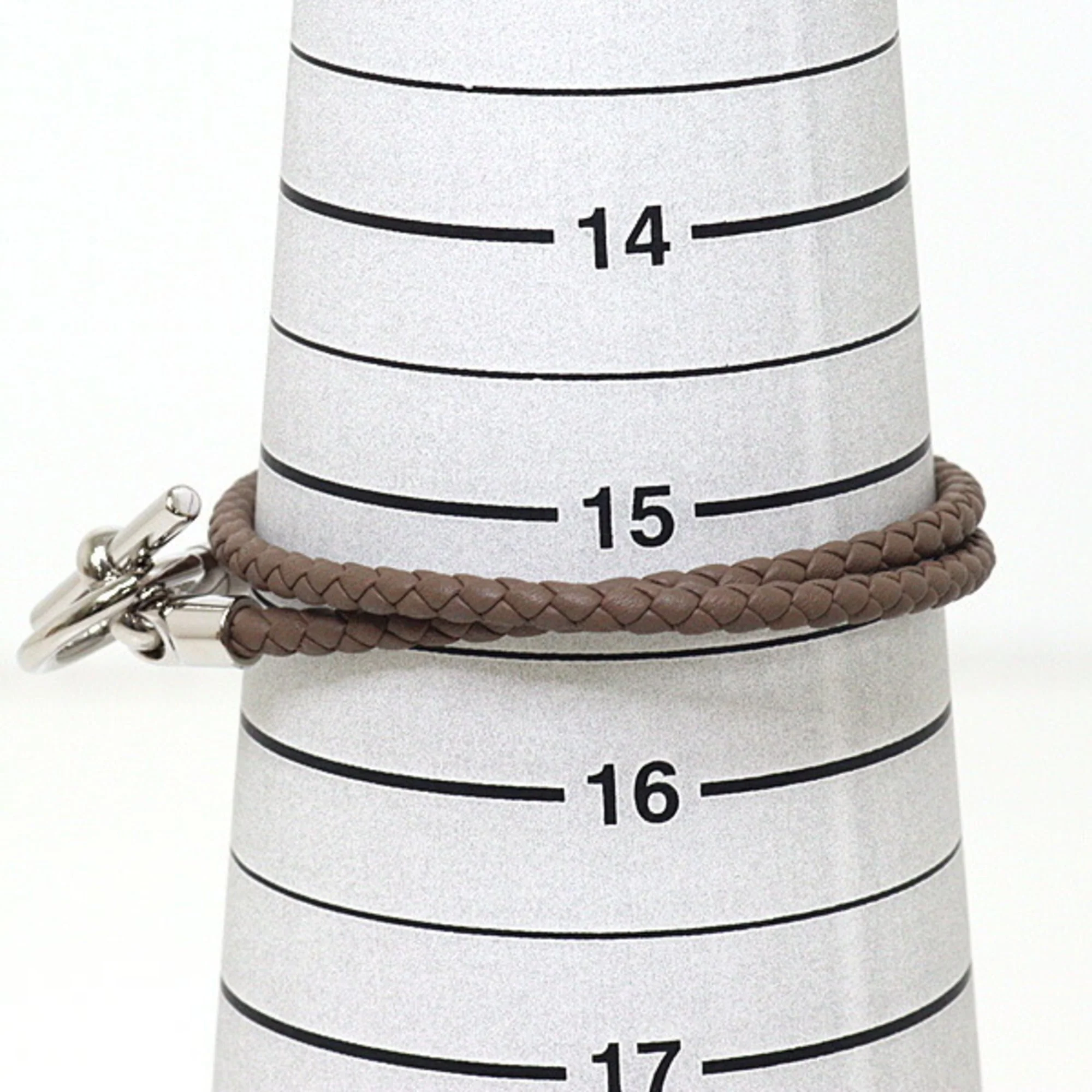 Bracelet Swift Leather and Silver - Image 3
