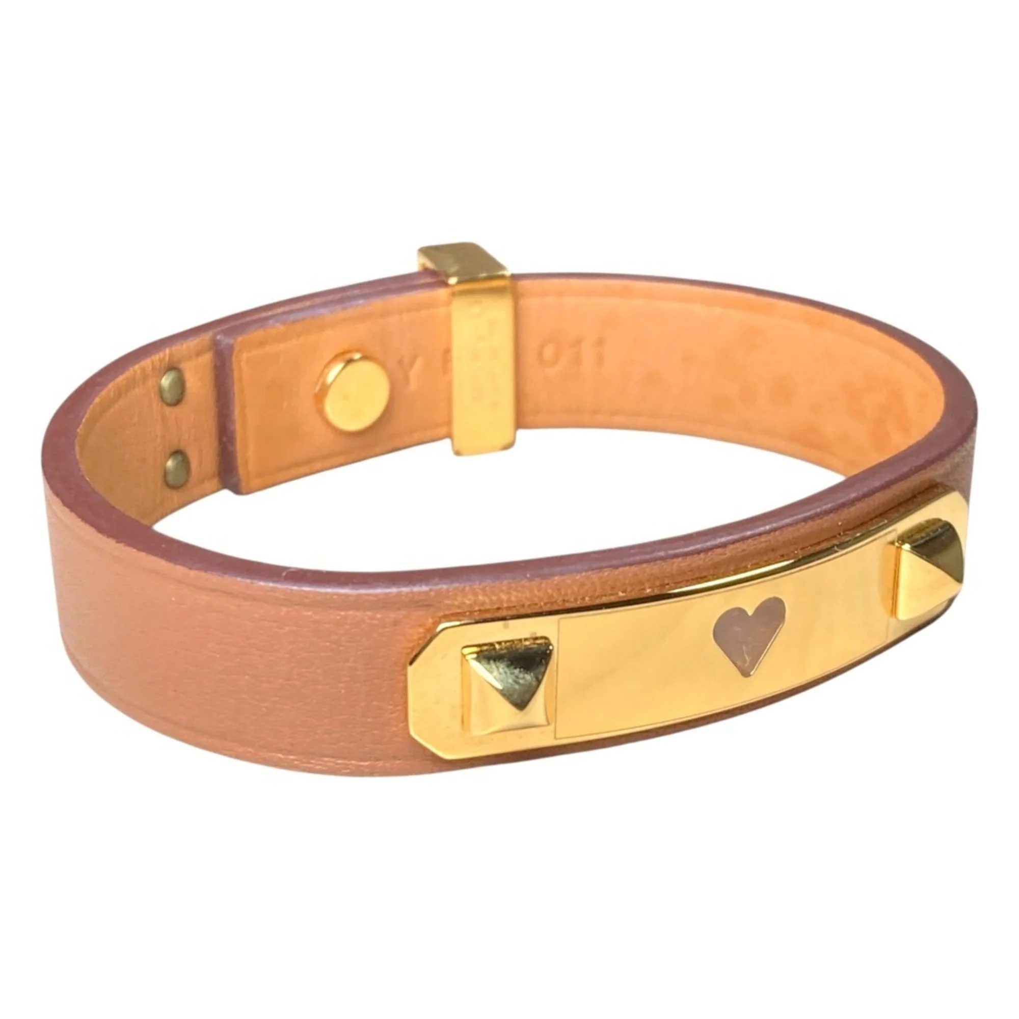 Charm Bracelet Swift Leather Brown - Image 3