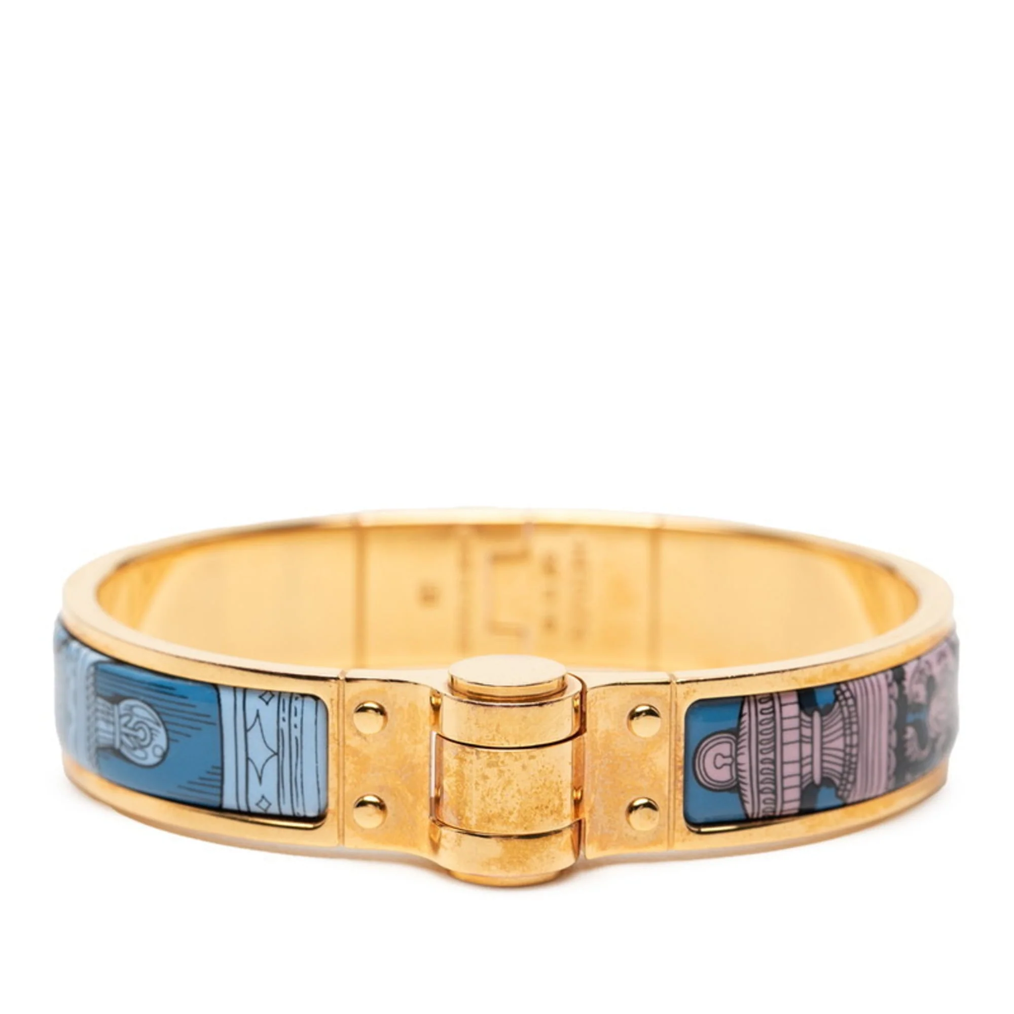 CharniŹre Bracelet Gold Multicolor Plated Mini - Image 3