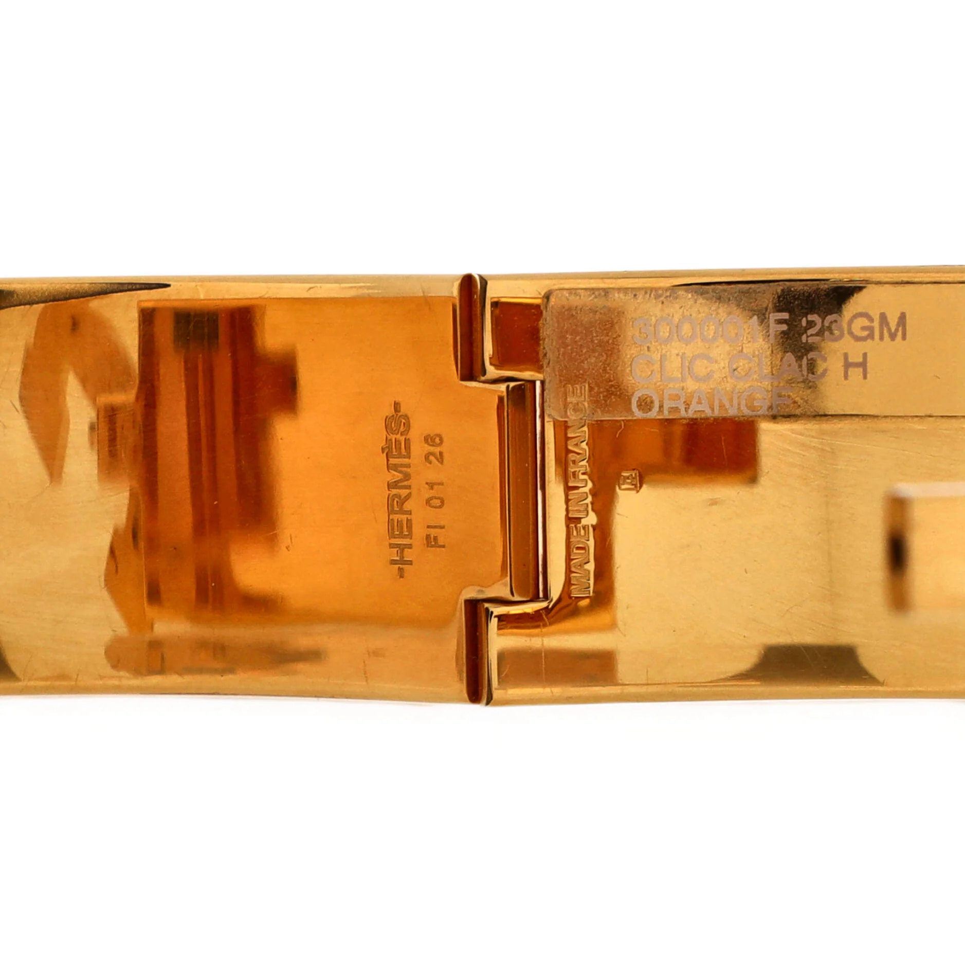 Clic Clac H Bracelet Metal and Enamel Wide - Image 3