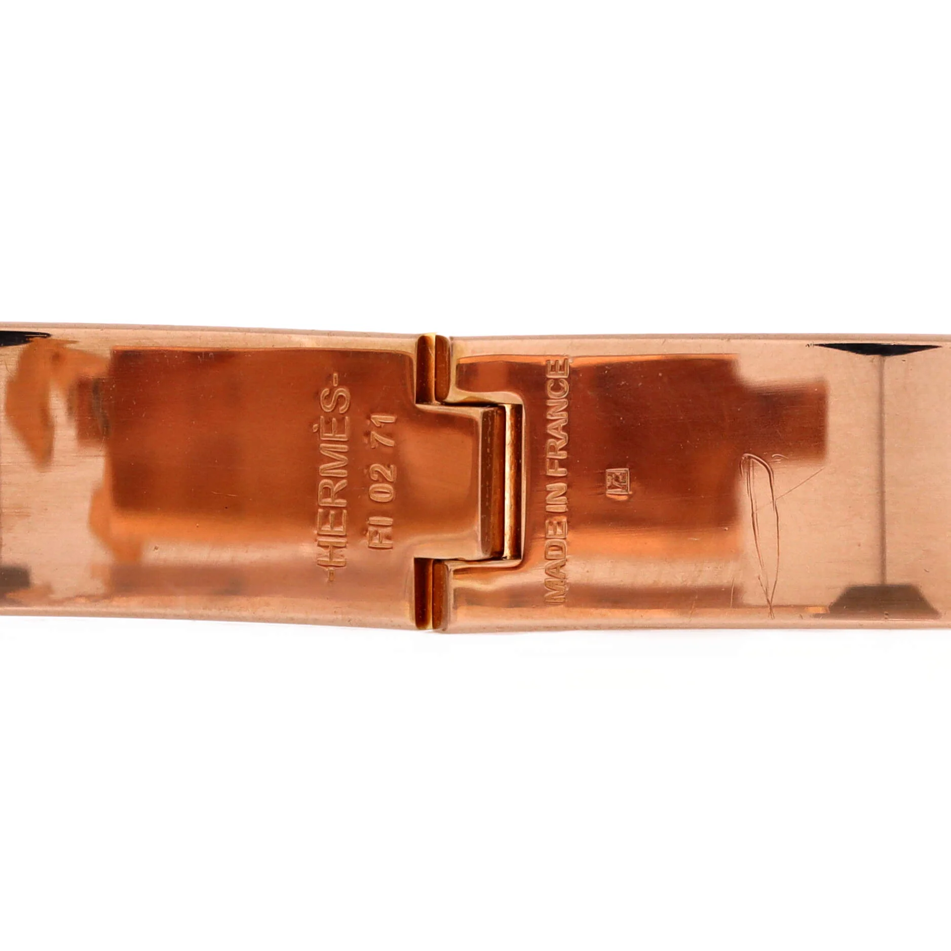 Clic H Bracelet Printed Enamel Narrow - Image 3