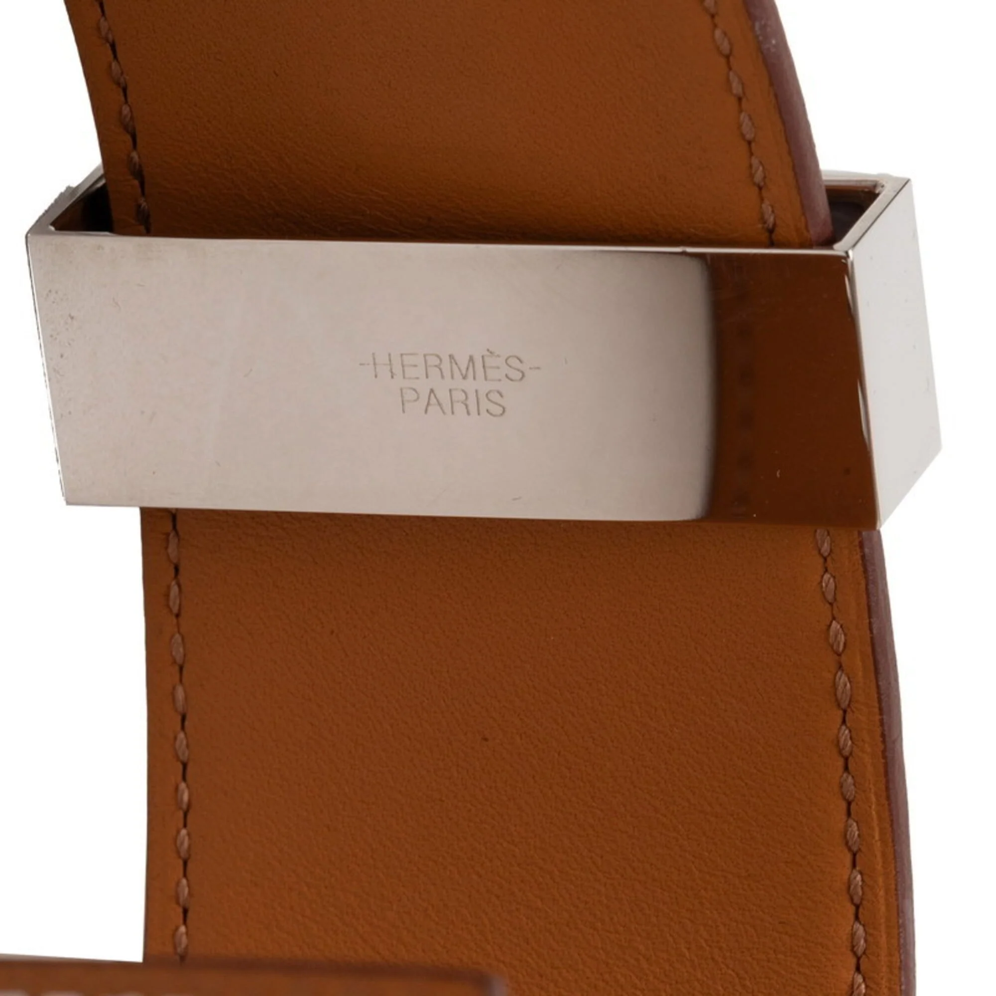 Collier de Chien Bracelet Epsom Leather Brown - Image 5