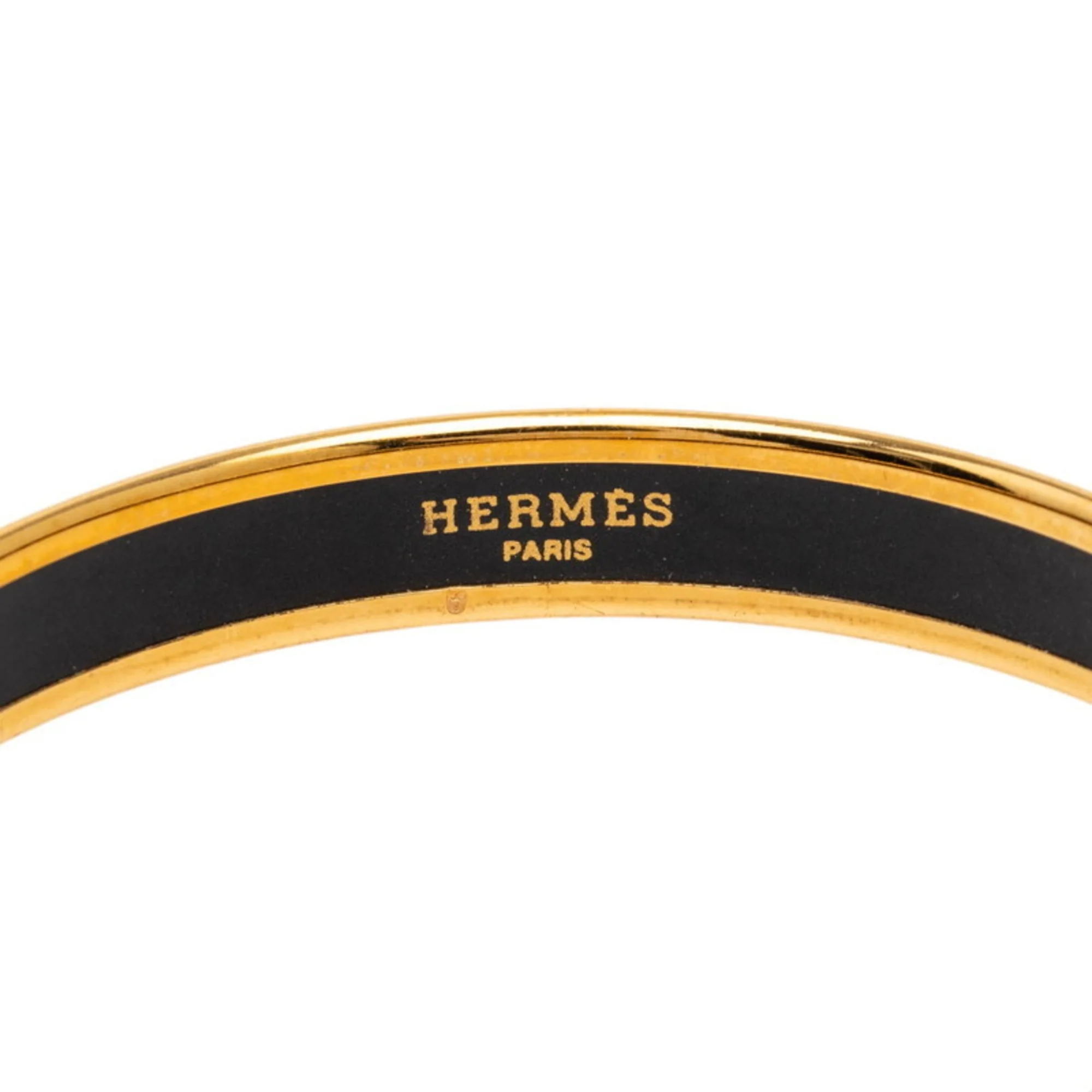 Emaille Bracelet Gold Plated and Black - Image 4