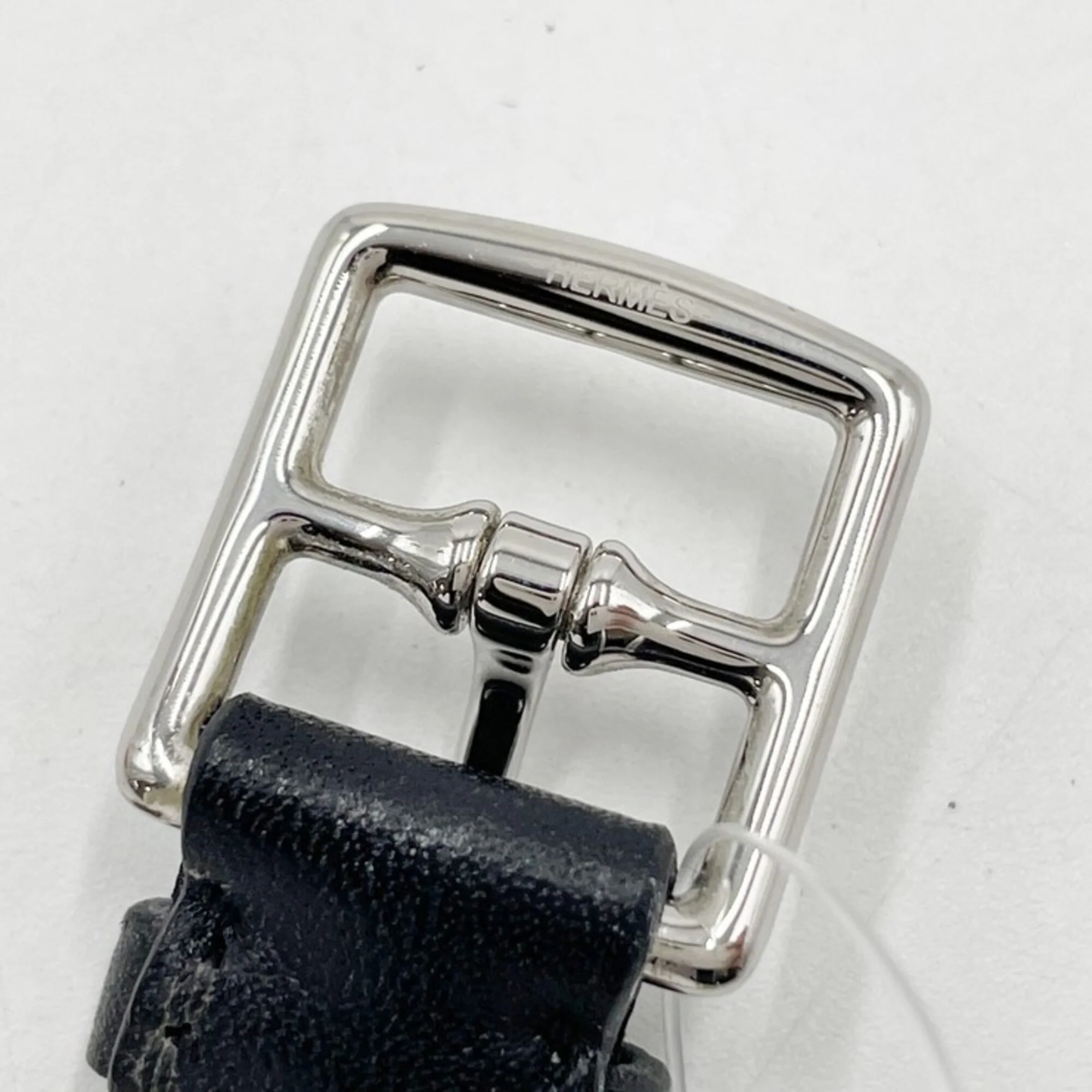 Etriviere Derby Bracelet Calfskin Leather Black and Khaki - Image 6