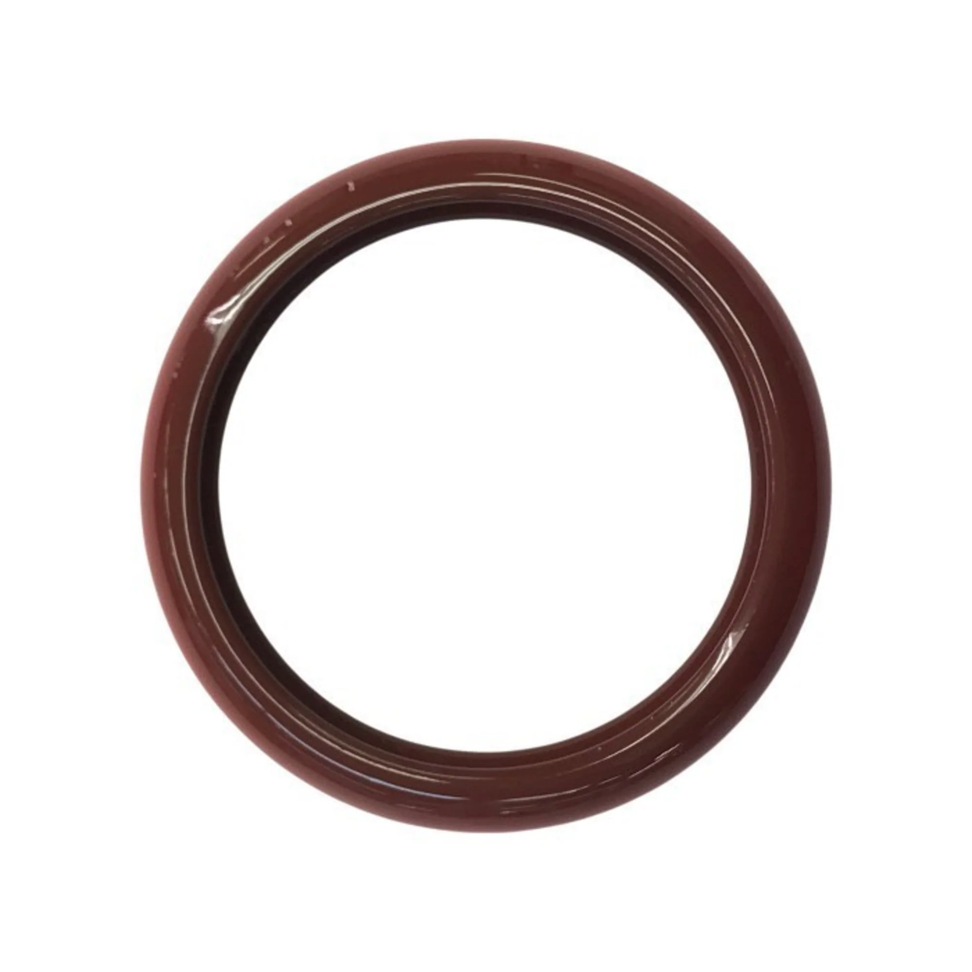 Fusion Bracelet Lacquer and Wood Brown Pink Orange and Red Orange - Image 4
