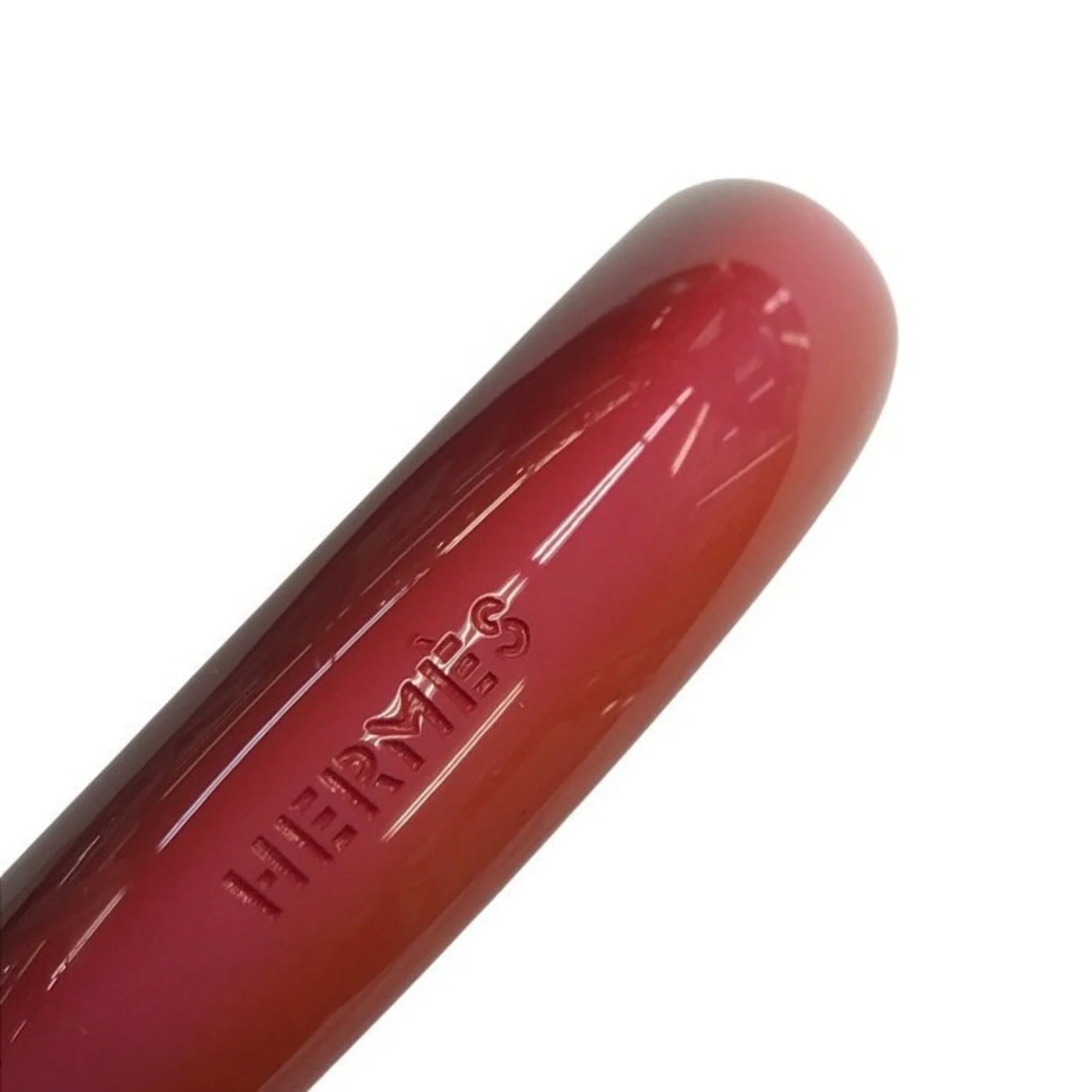 Fusion Bracelet Lacquer and Wood Brown Pink Orange and Red Orange - Image 5
