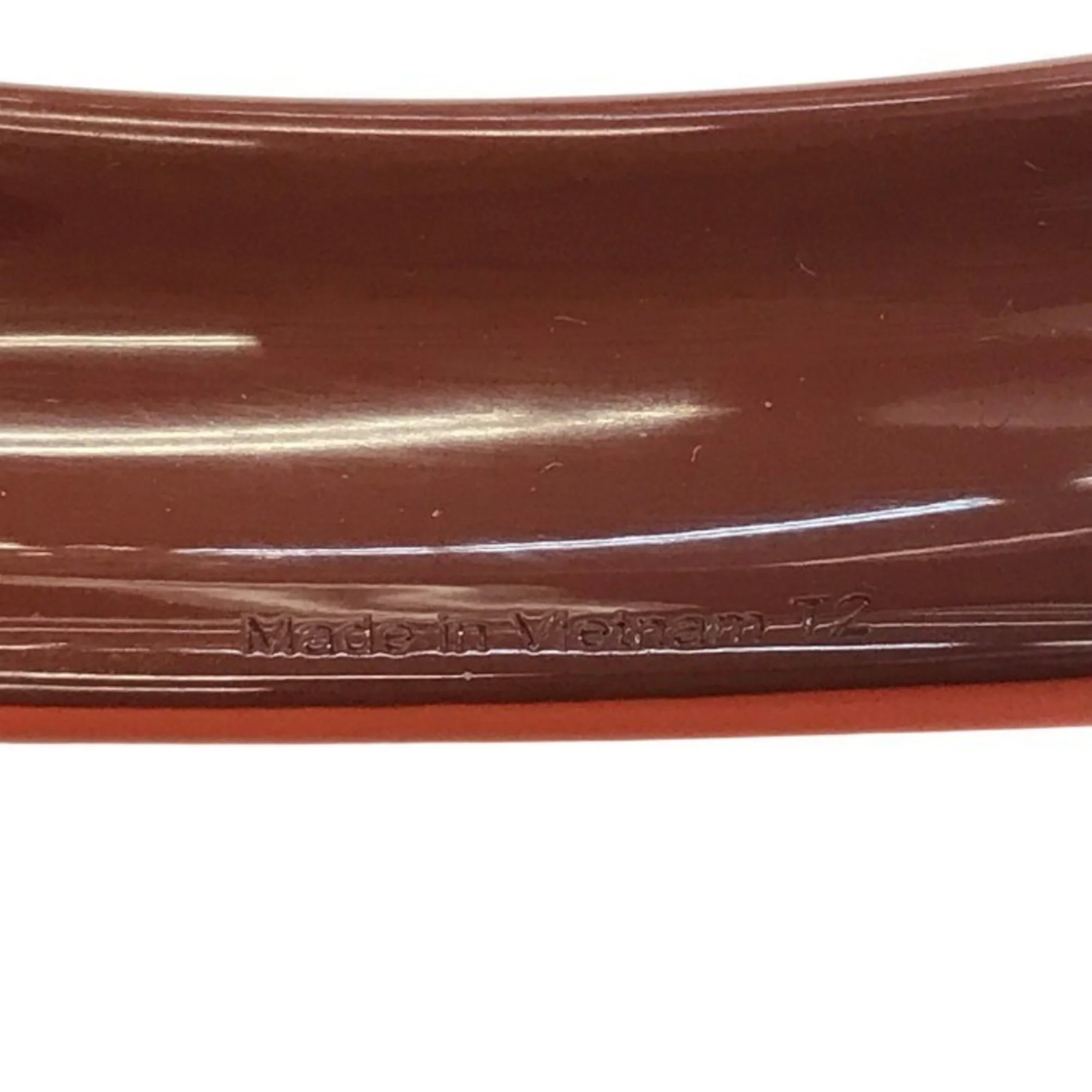 Fusion Bracelet Lacquer and Wood Brown Pink Orange and Red Orange - Image 6