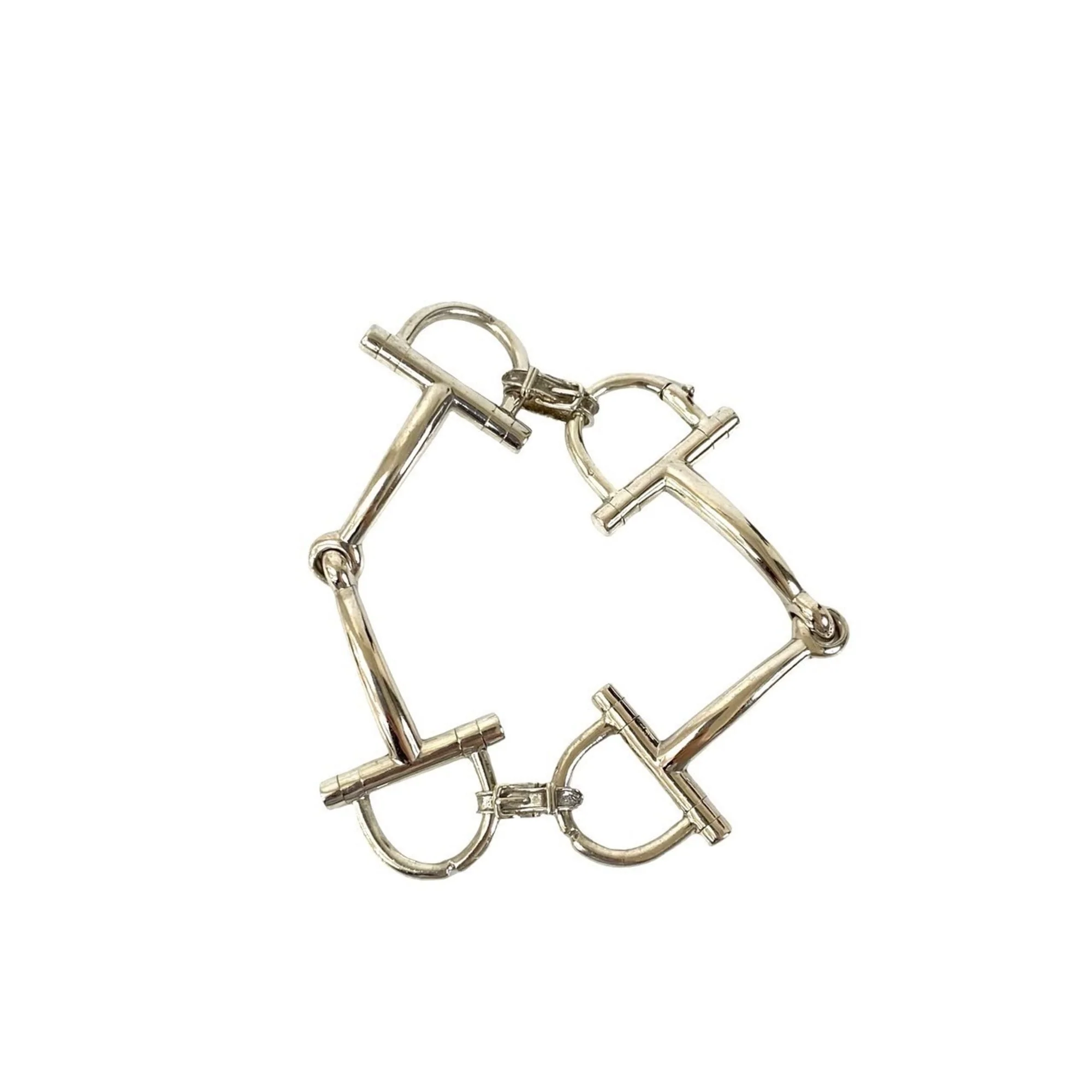 Horsebit Belt Bracelet Sterling Silver